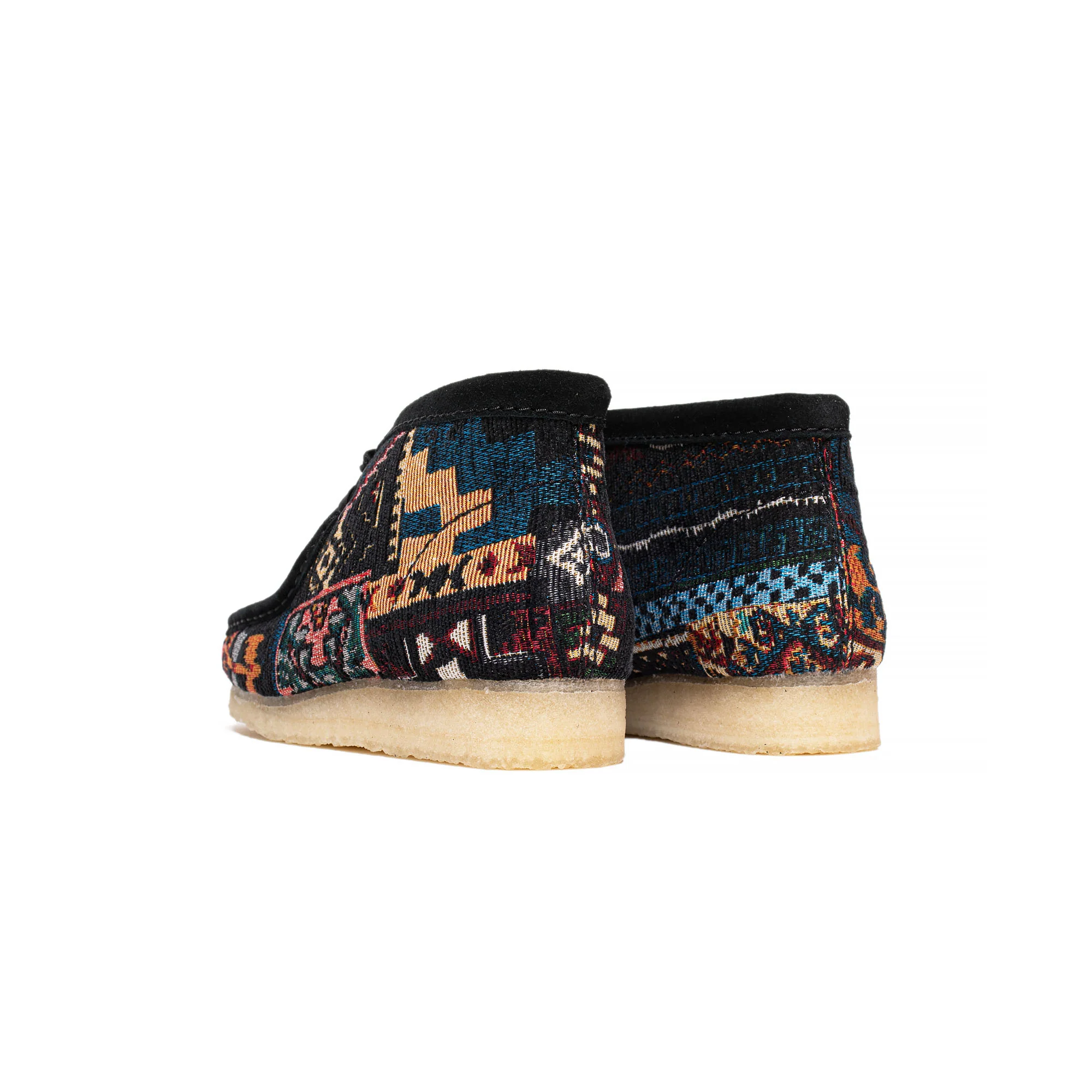 Clarks Mens Wallabee Boot 'Black' - Image 3