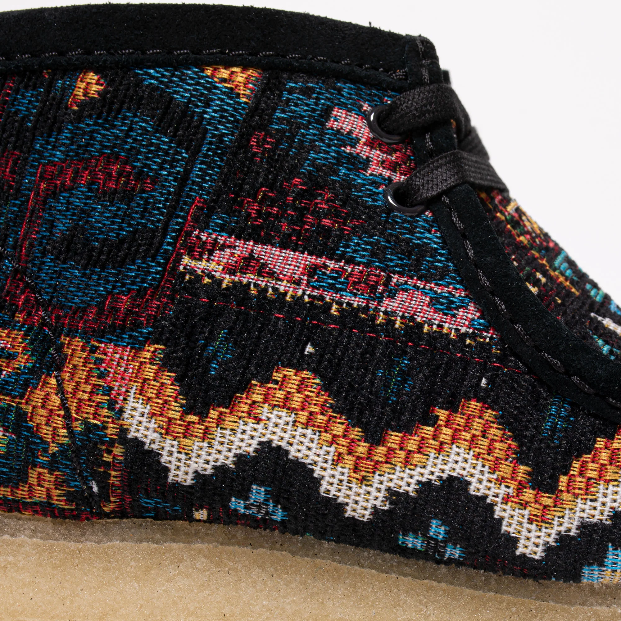 Clarks Mens Wallabee Boot 'Black' - Image 4