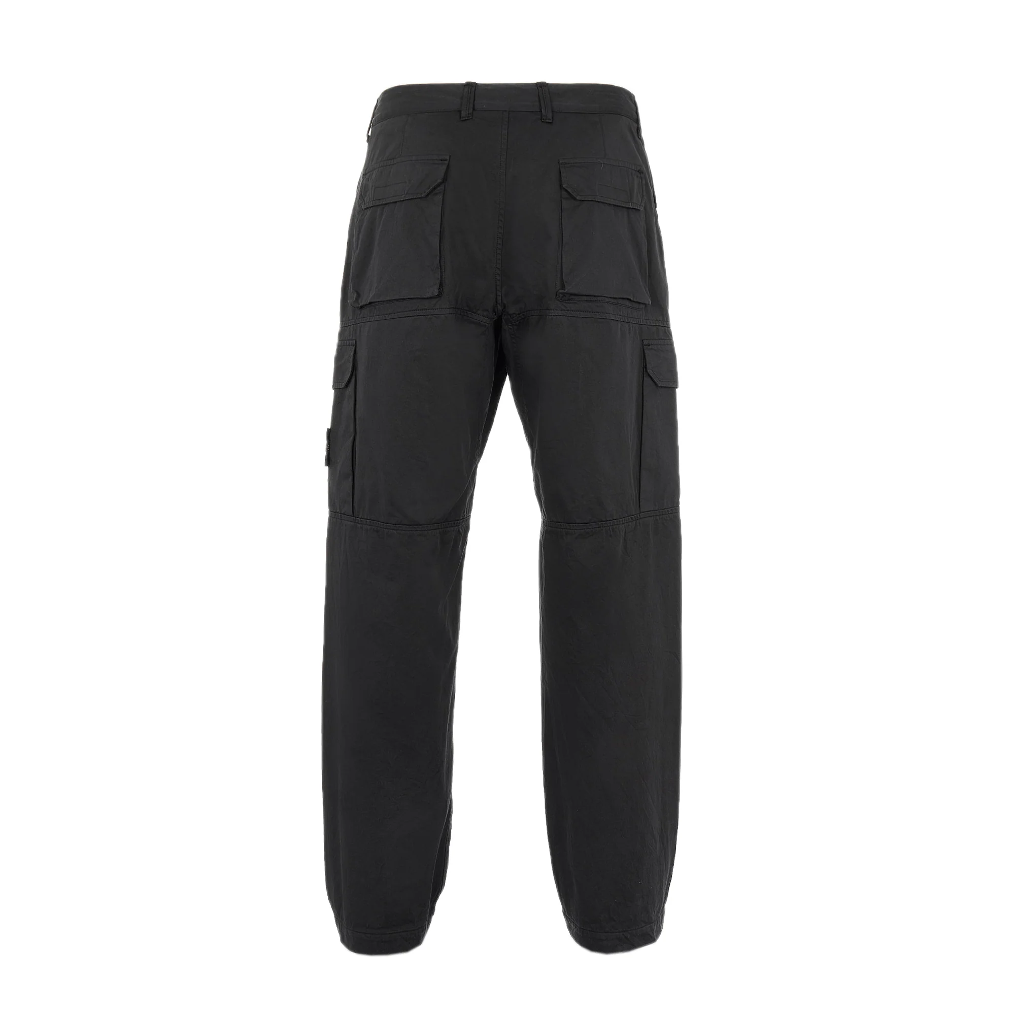 Stone Island Mens Stretch Cotton Pants Black - Image 2