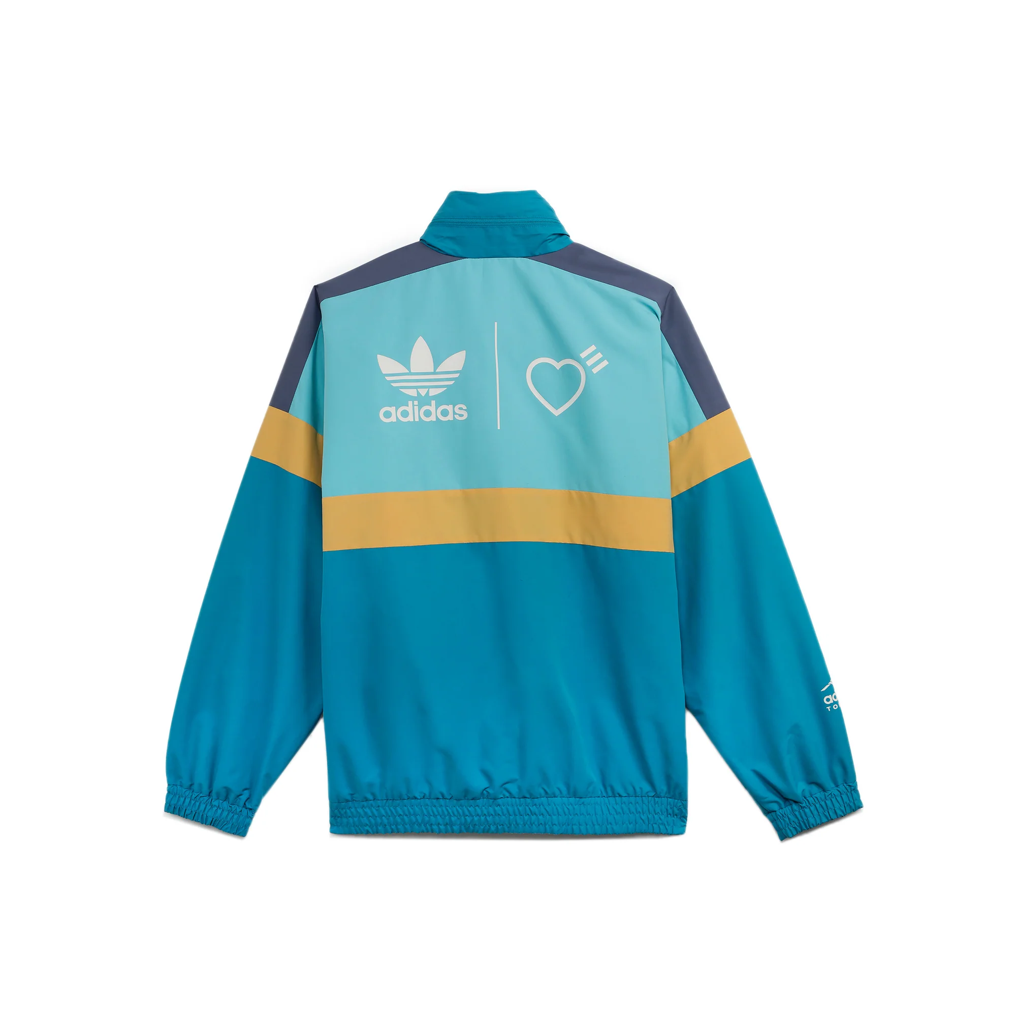 Adidas by Human Made Mens Windbreaker Jacket LT Aqua - Image 2