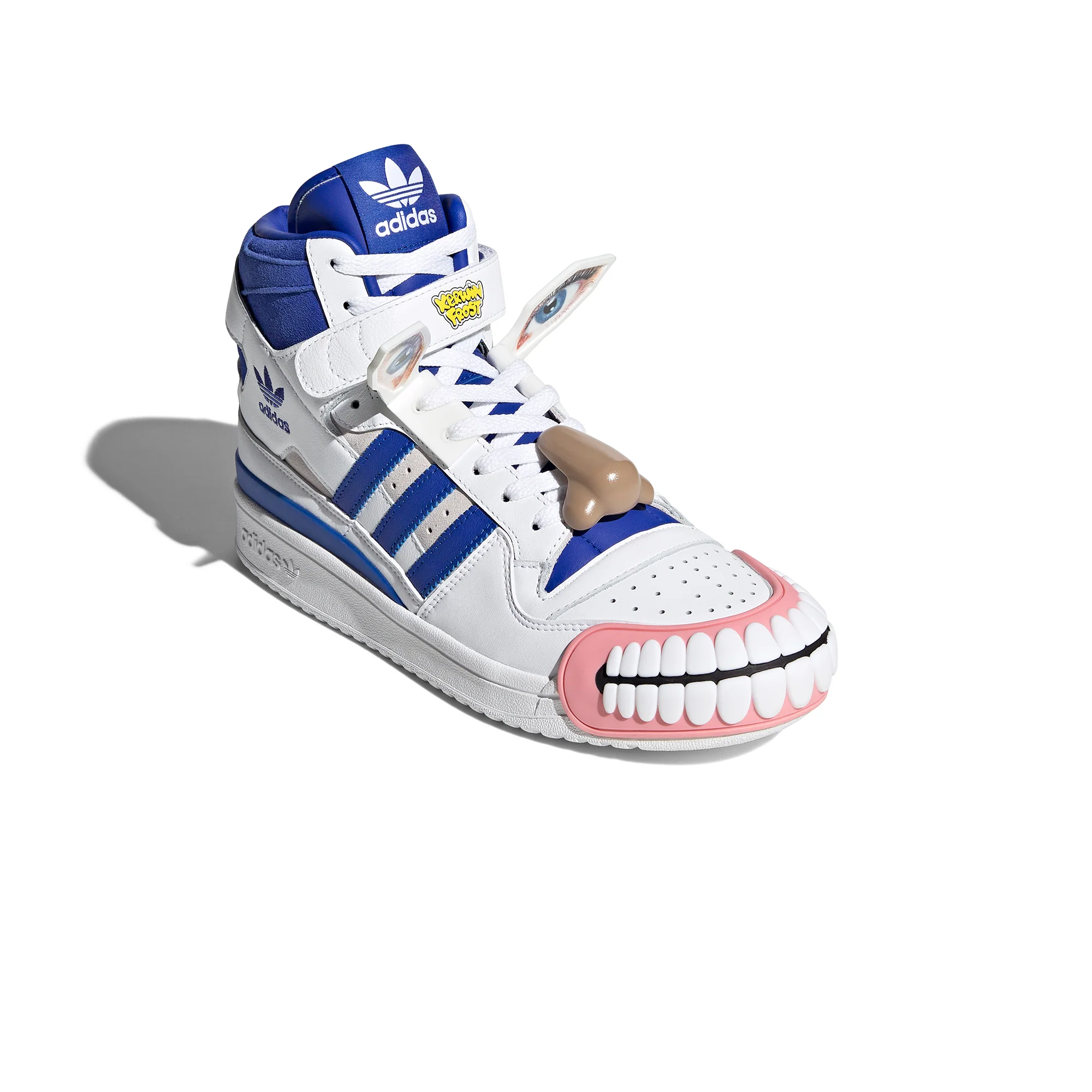 Adidas x KF Mens Forum Hi Humanchives Shoes 'FTWR White' - Image 2