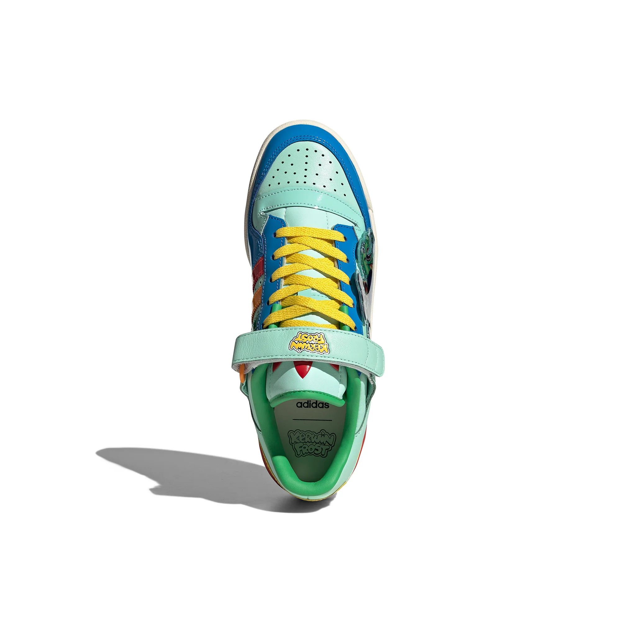 Adidas x KF Mens Forum Lo Benchmate Shoes 'Clear Mint' - Image 4