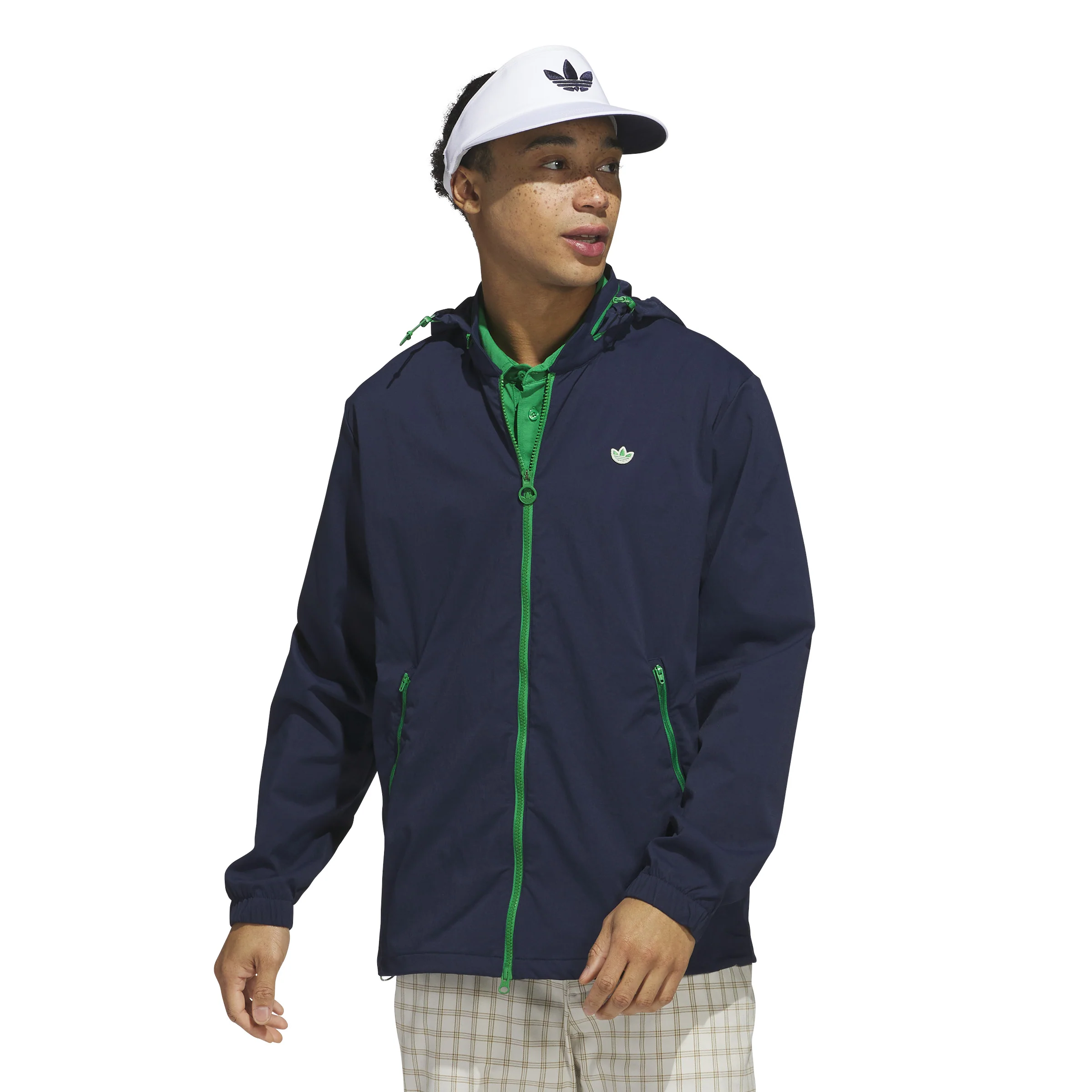 Adidas Golf Originals Convertible Hooded Jacket - Image 2