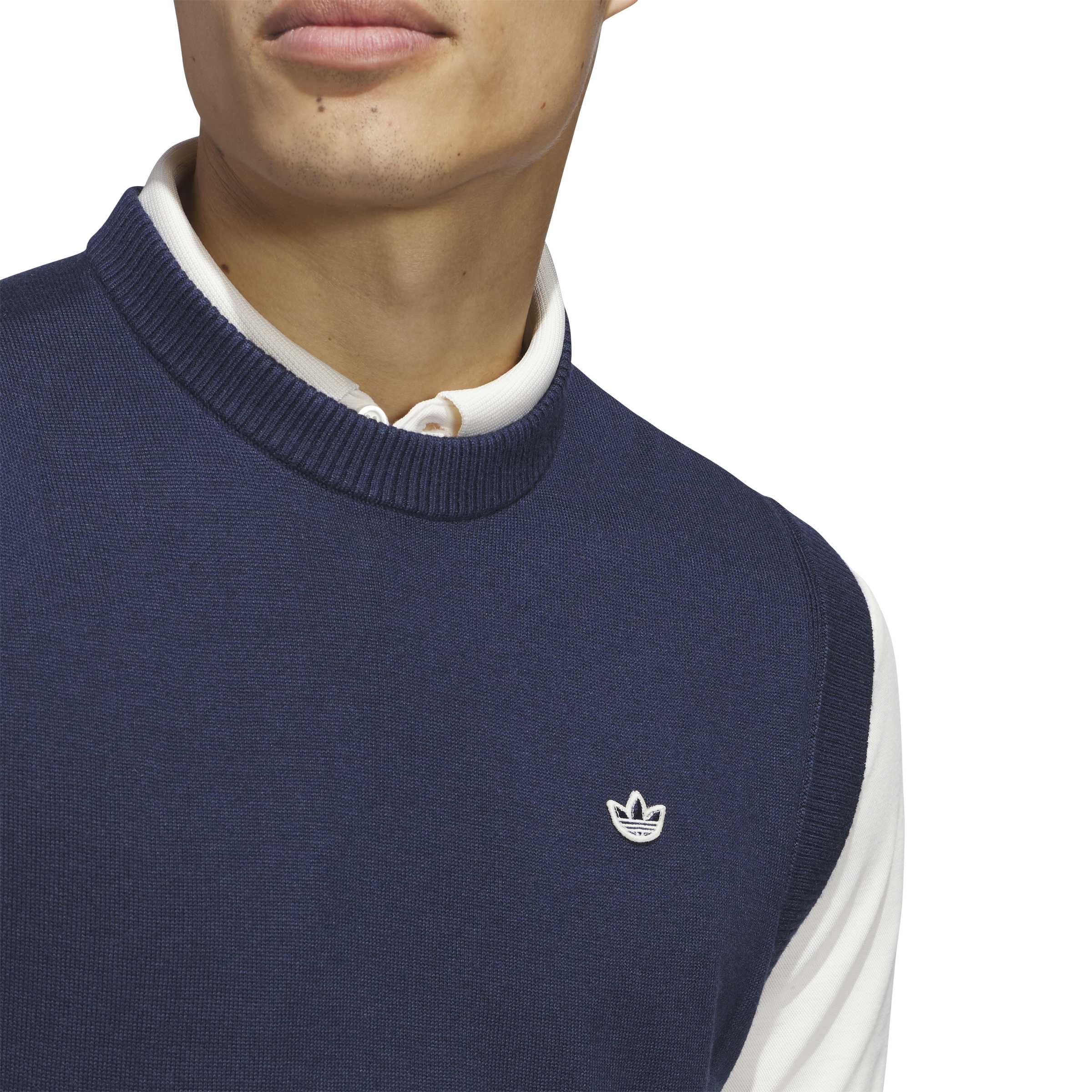 Adidas Golf Mens Originals Cashmere Bleed Vest - Image 4