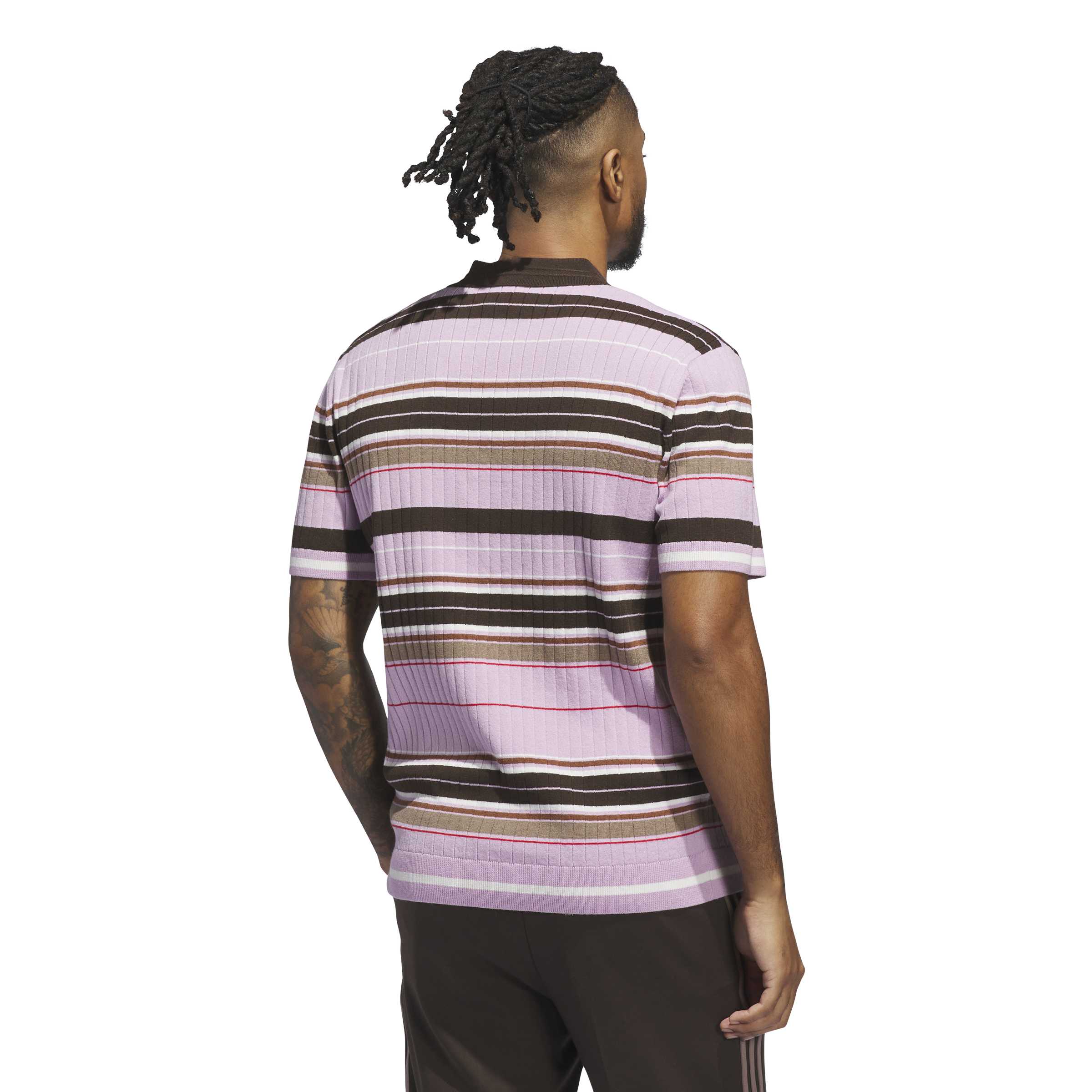 Adidas Golf Mens Originals Knit Polo Shirt - Image 3