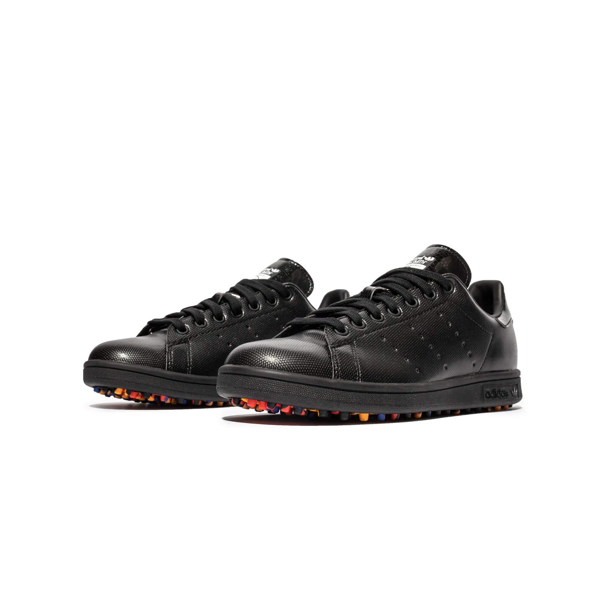 Adidas Mens Stan Smith Golf Shoes 'Core Black' - Image 2
