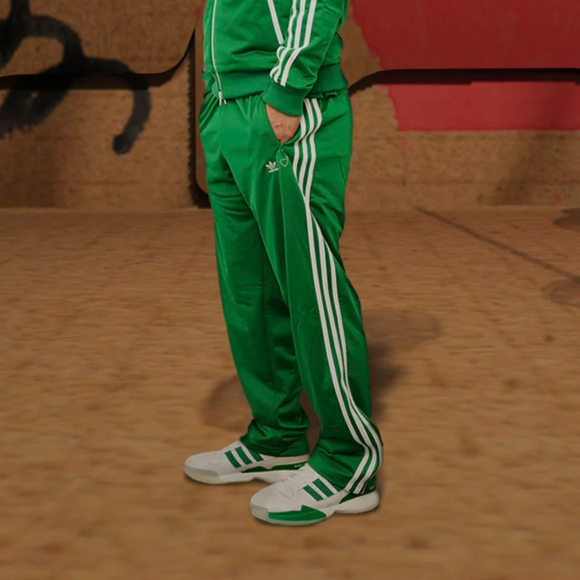 Adidas Mens HM Firebird Track Pants 'Green' - Image 3