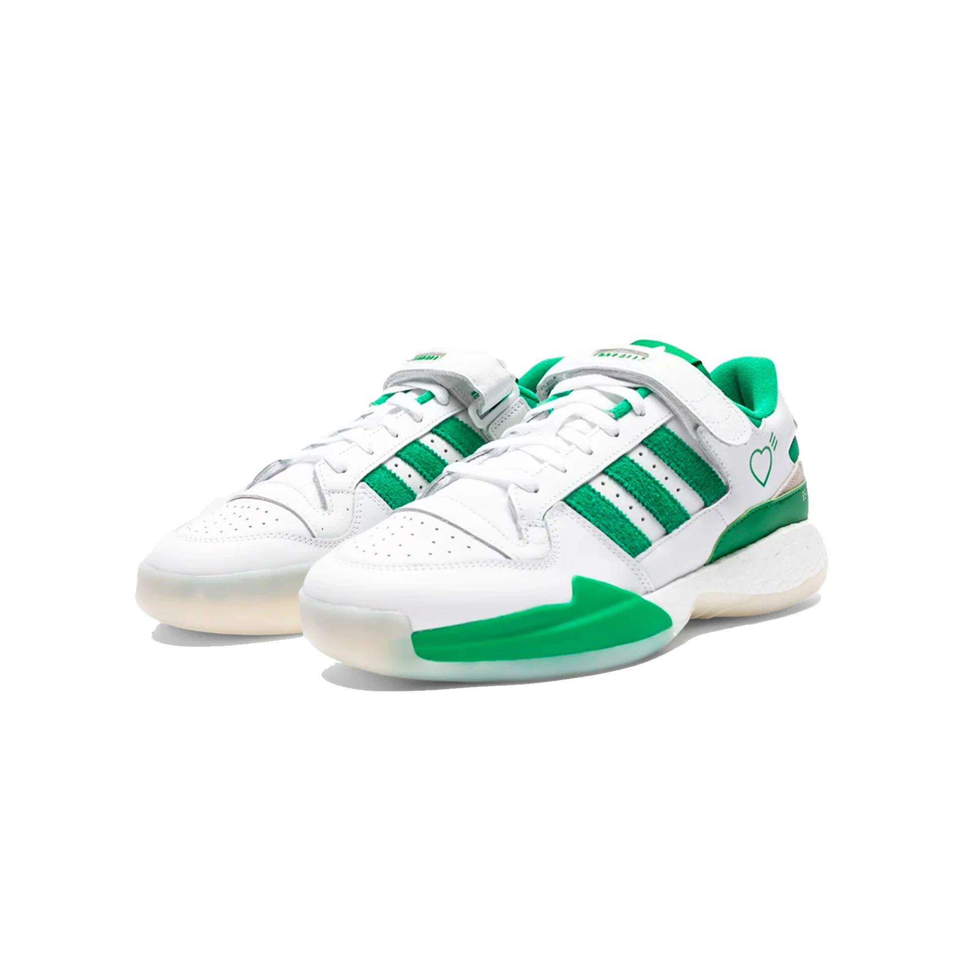 Adidas Mens Forum Low HM Shoes 'Green' - Image 2