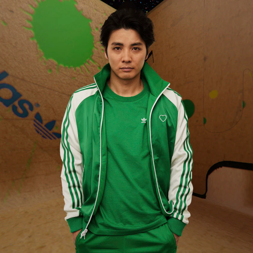 Adidas Mens HM T/T Firebird Jacket 'Green' - Image 3