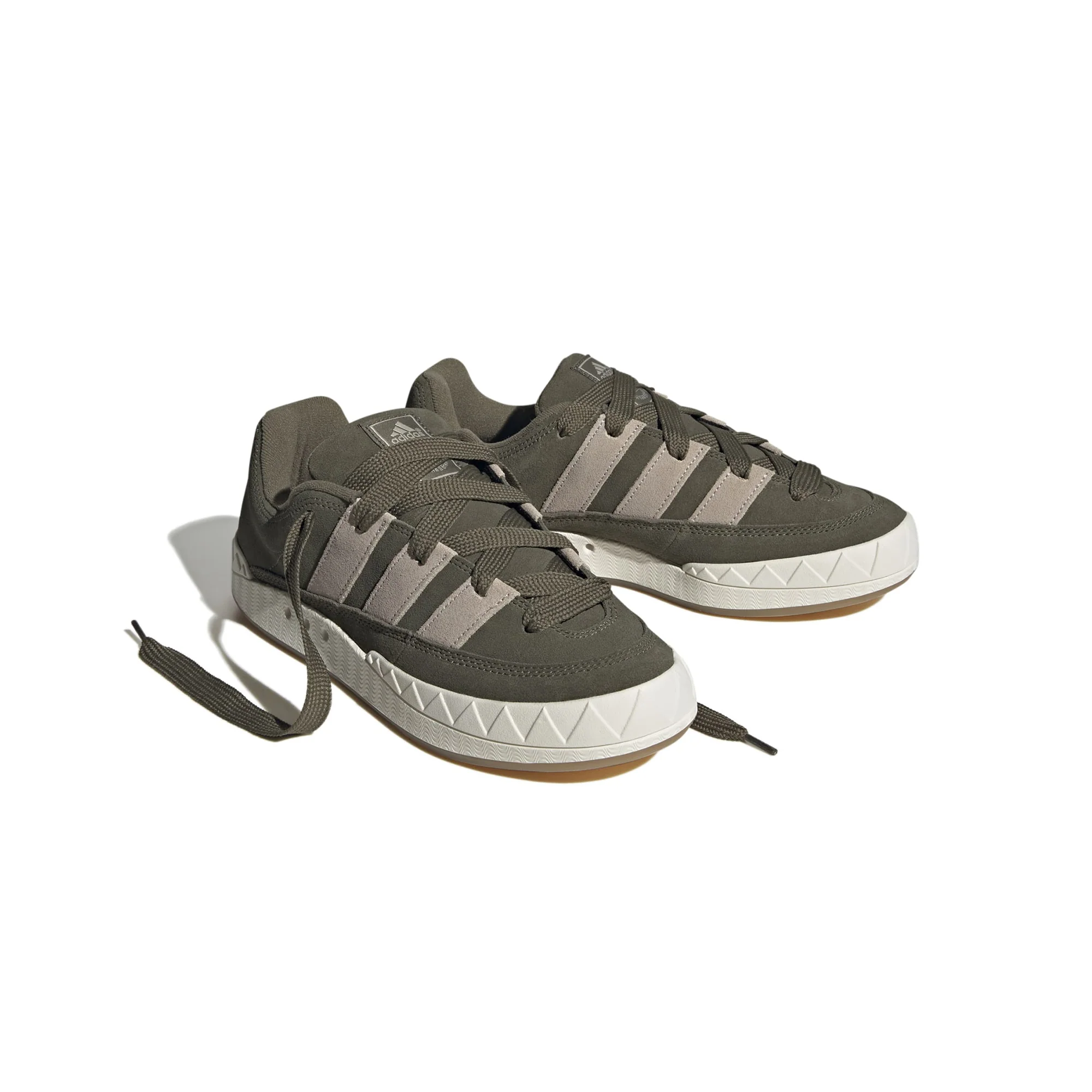 Adidas Mens Adimatic Shoes 'Olive' - Image 2