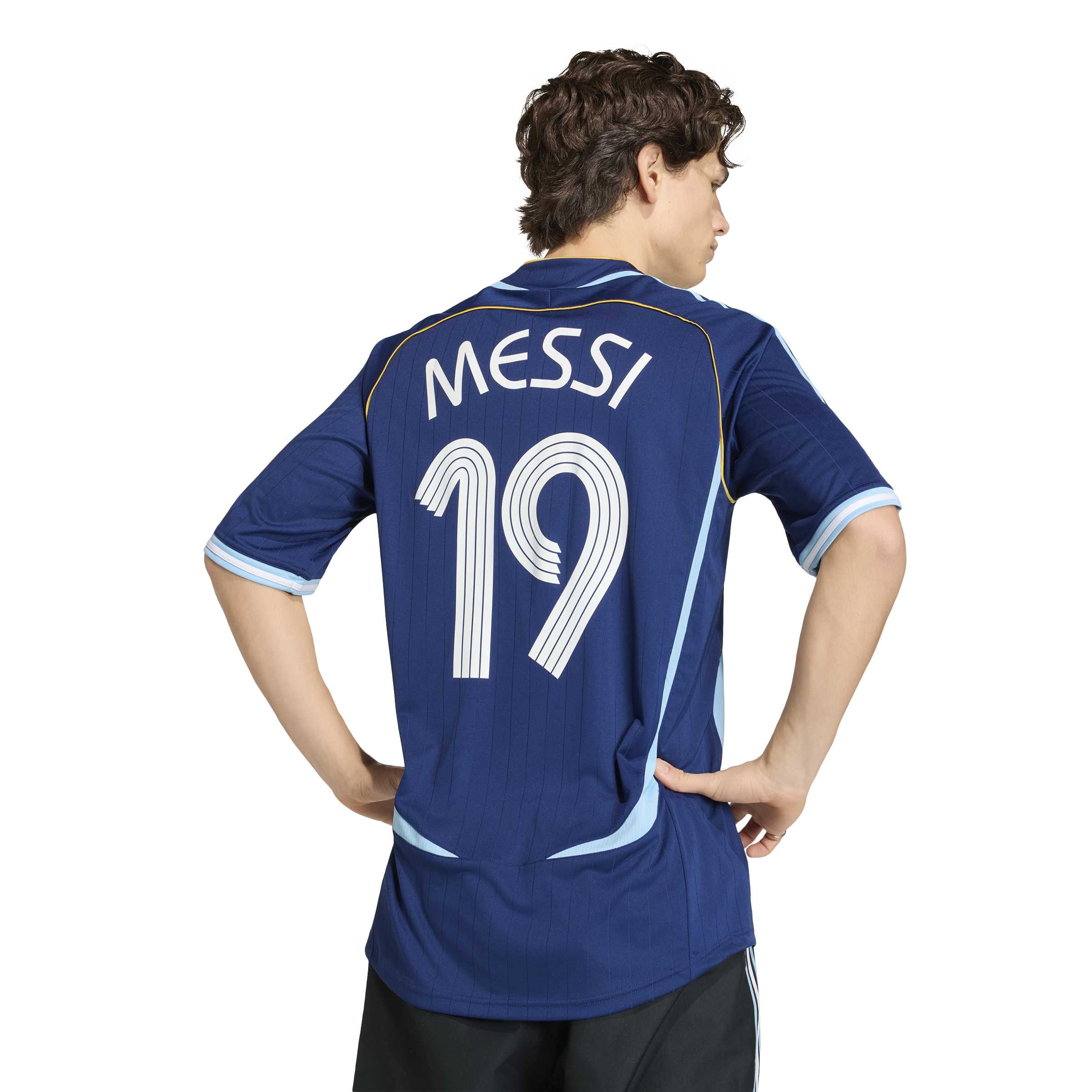Adidas Mens Argentina Home 2006 Messi Jersey - Image 3