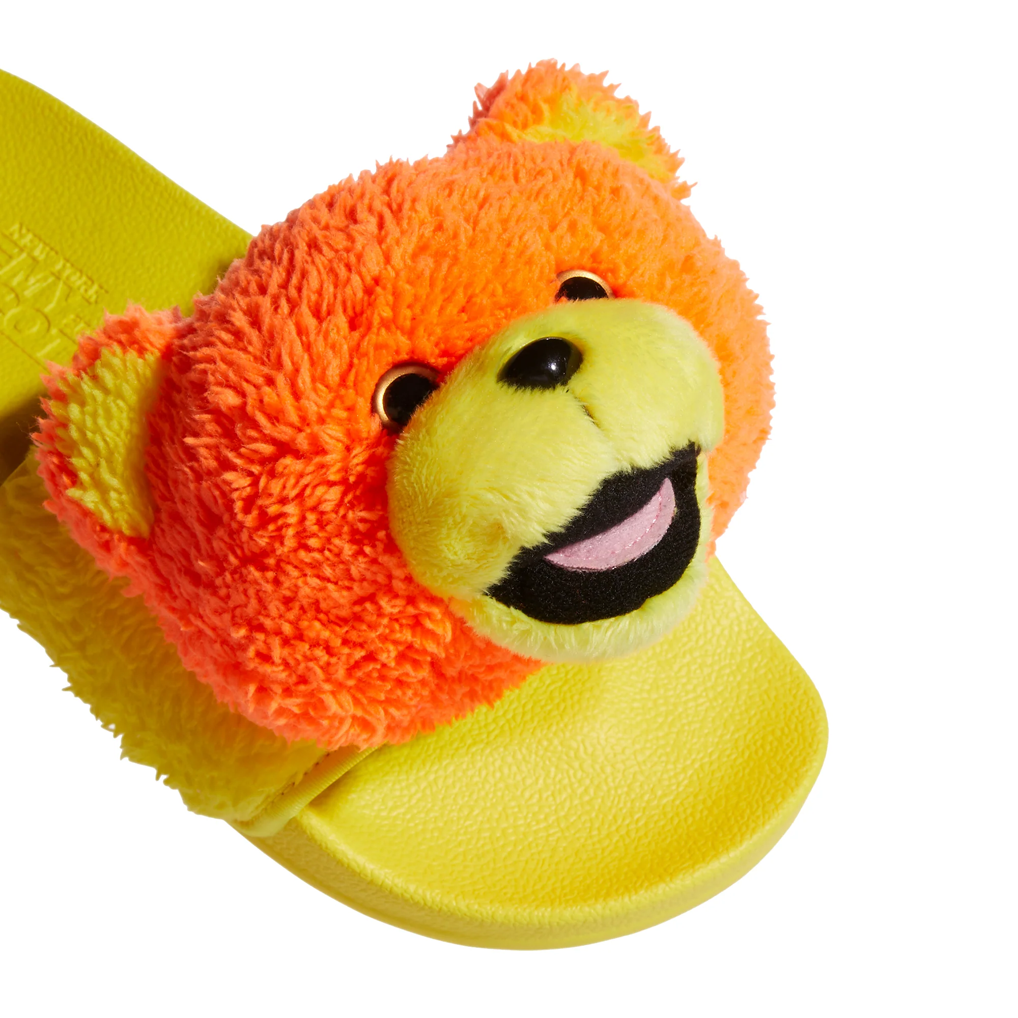 Adidas Mens JS Adilette Teddy Shoes 'SOrang' - Image 4