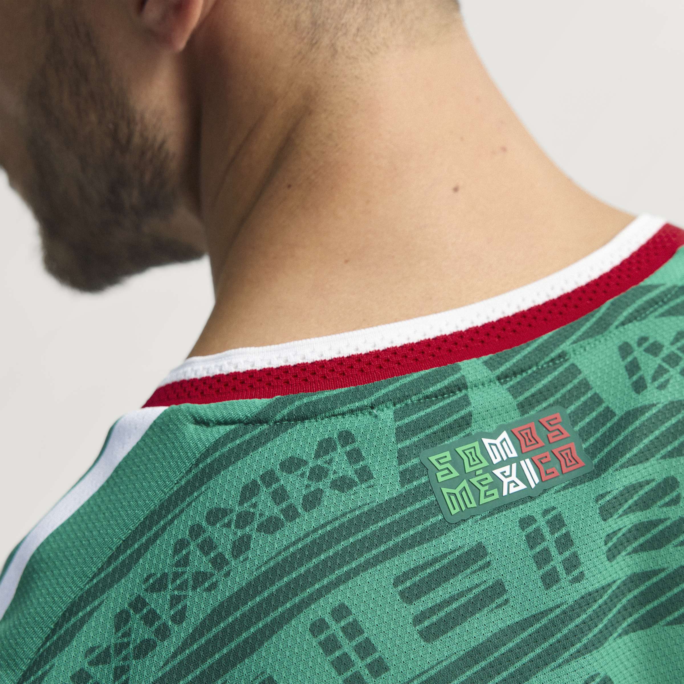 Adidas Mens Mexico 26 Home Authentic Football Jersey - Image 4