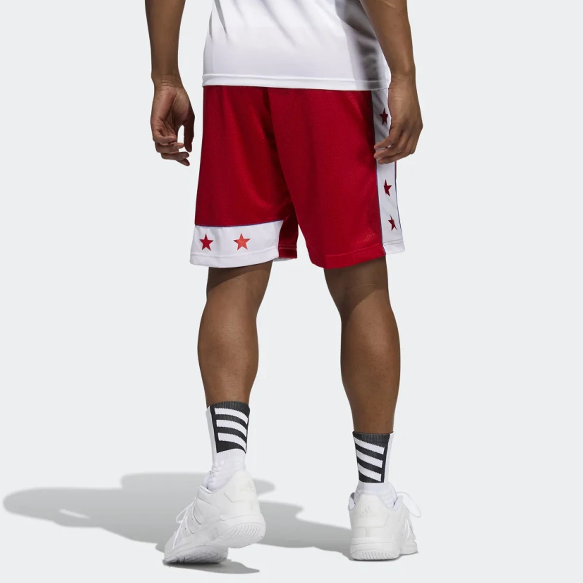 Adidas Mens MCDAAG OS Shorts 'Red' - Image 2