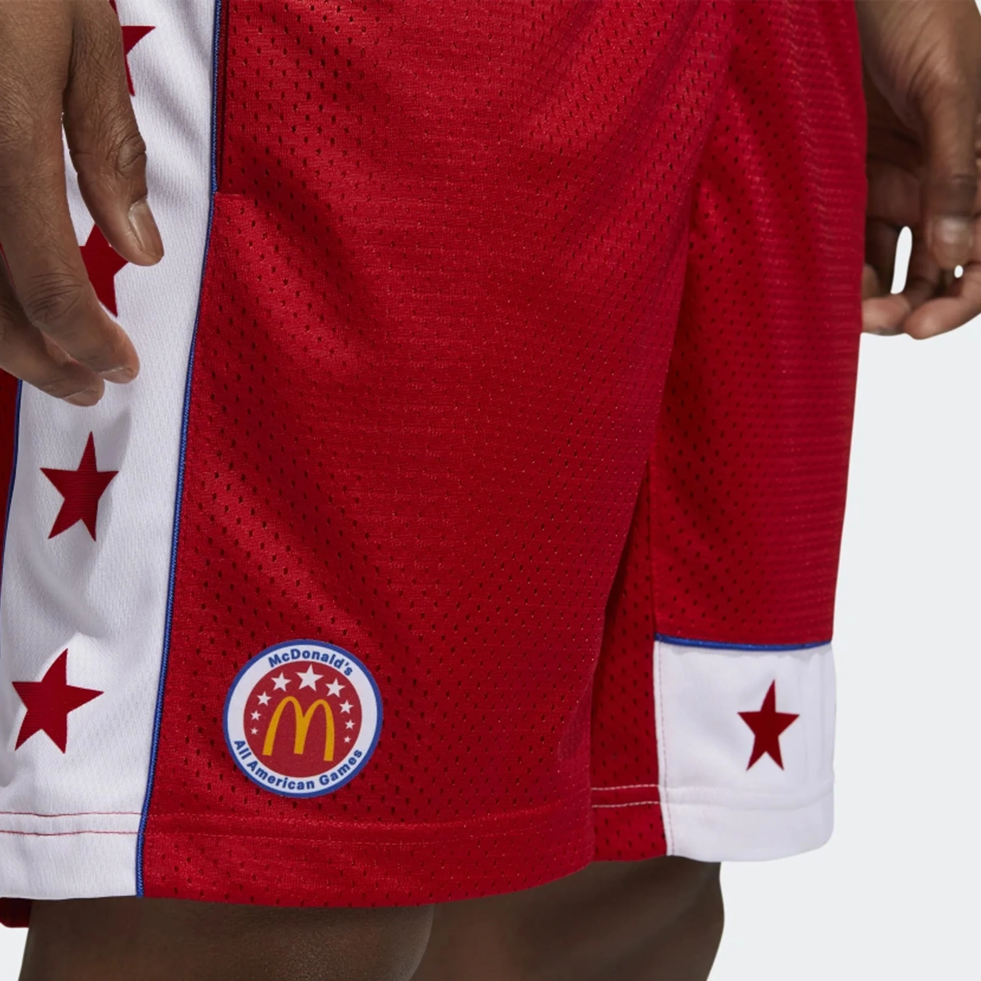 Adidas Mens MCDAAG OS Shorts 'Red' - Image 3