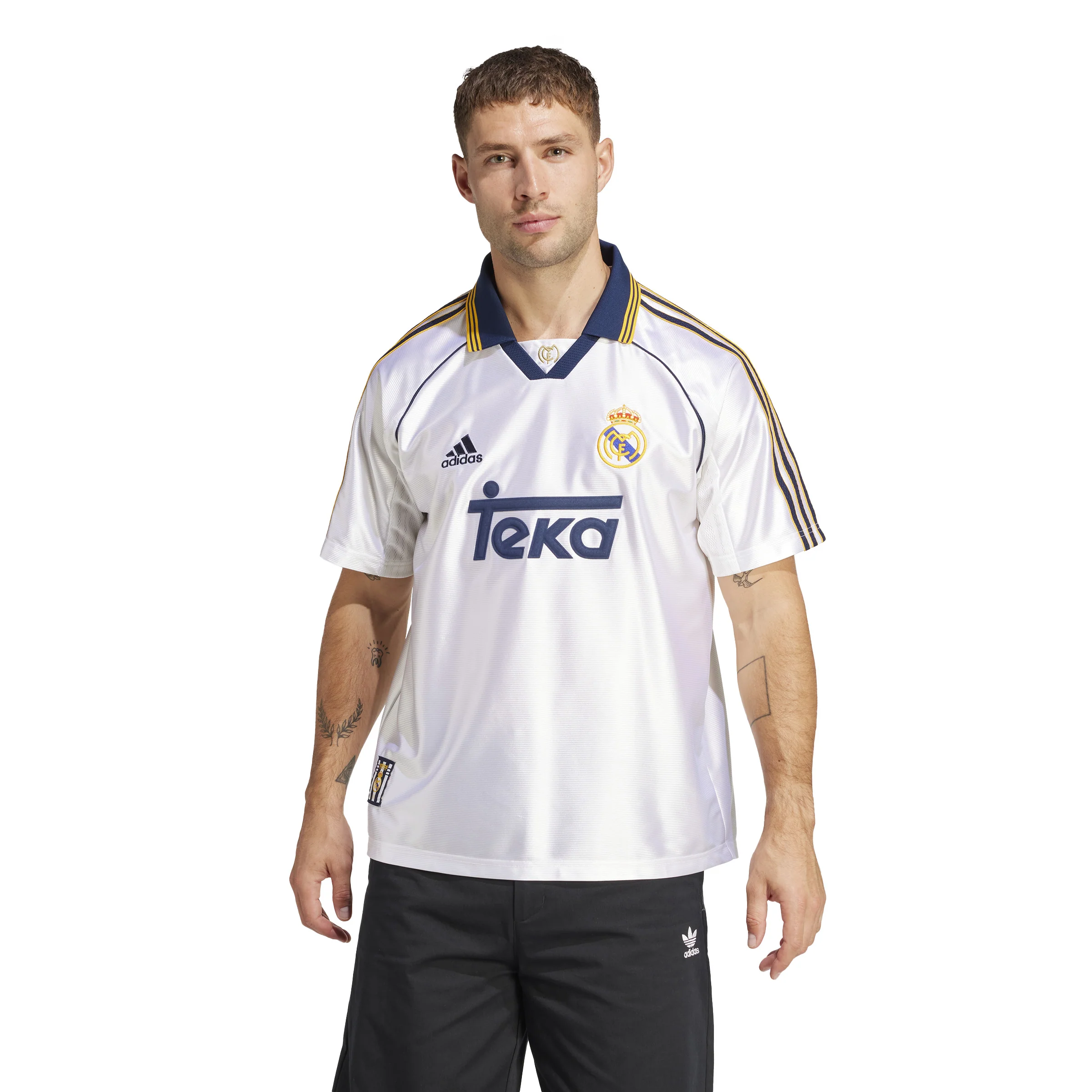 Adidas Mens Real Madrid 99/00 Home Jersey - Image 2