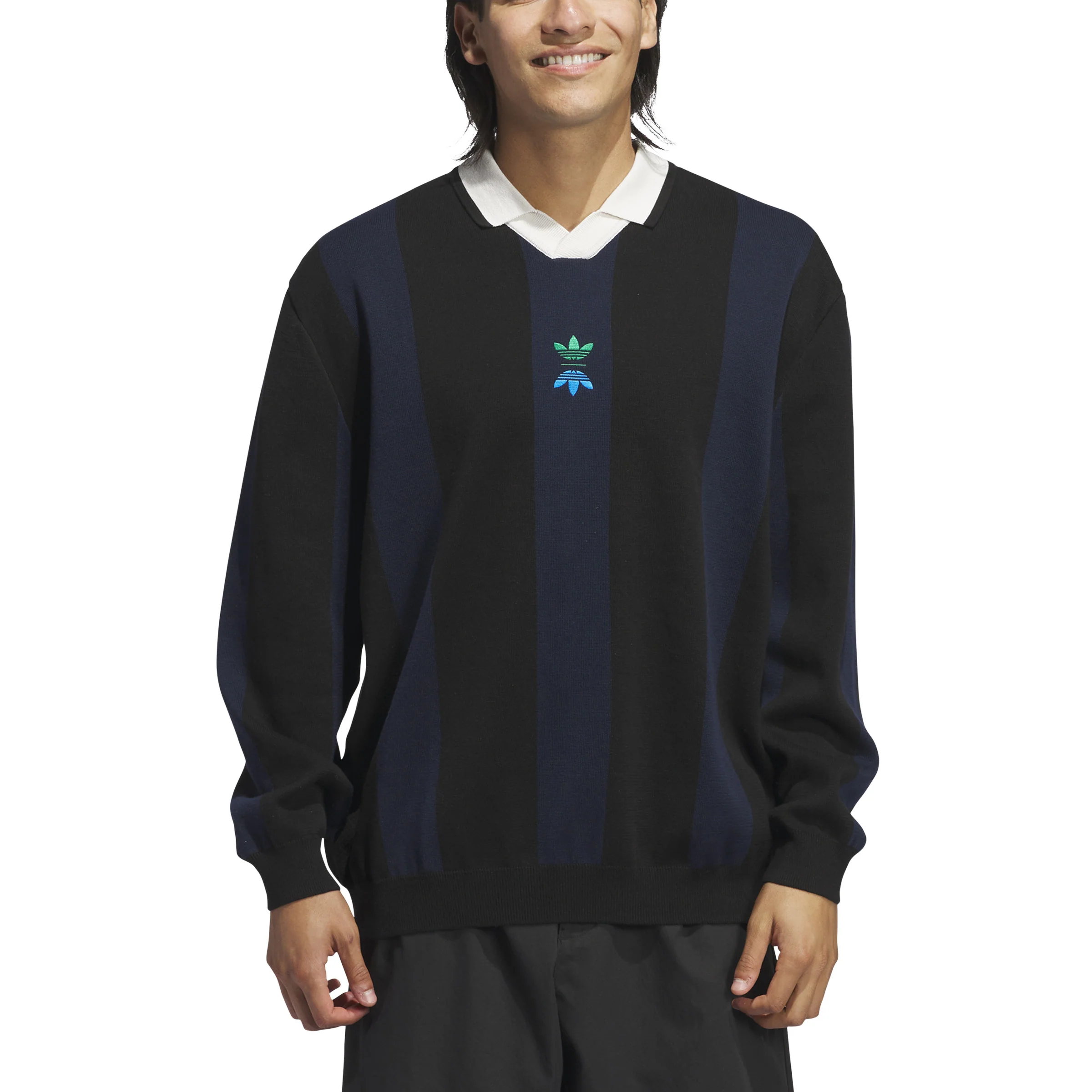 Adidas Golf Mens Rolling Links Long Sleeve Polo Shirt - Image 2