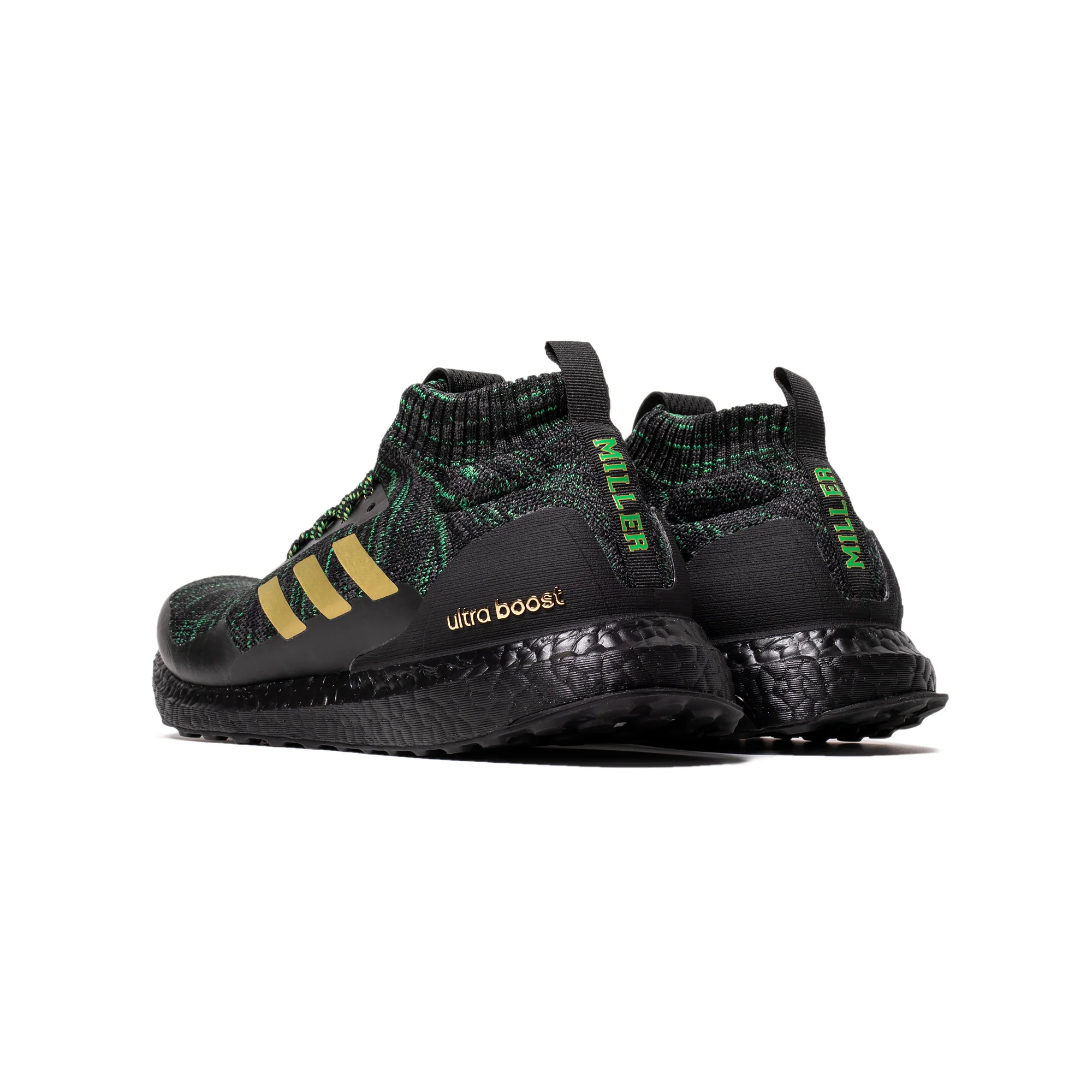 Adidas Men Ultra Boost DNA Mid x PE 'Black' Shoes - Image 3