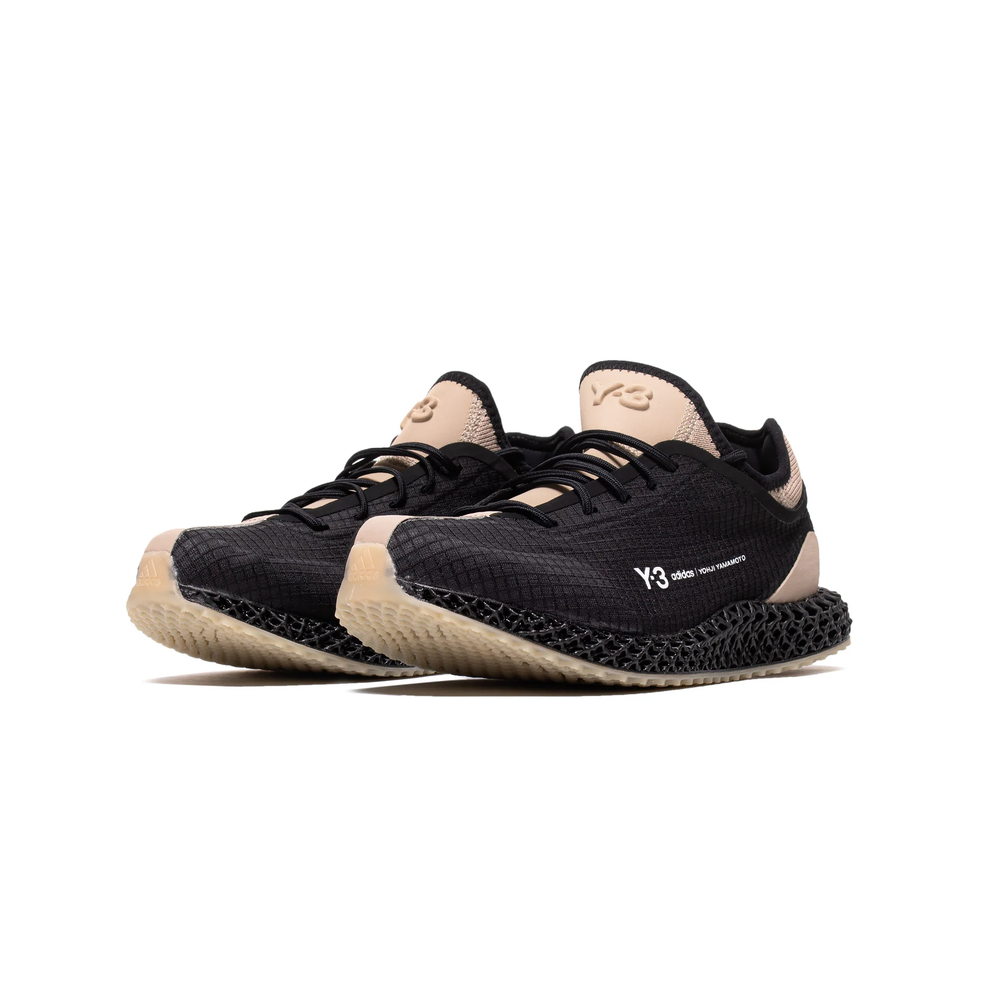 Adidas Men Y-3 Runner 4D IO 'Chalk White' Shoes - Image 2