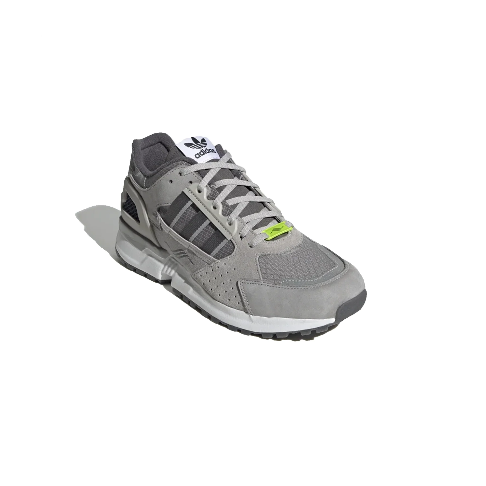 Adidas Mens ZX 10,000C Shoes 'CL Grey/Black' - Image 2