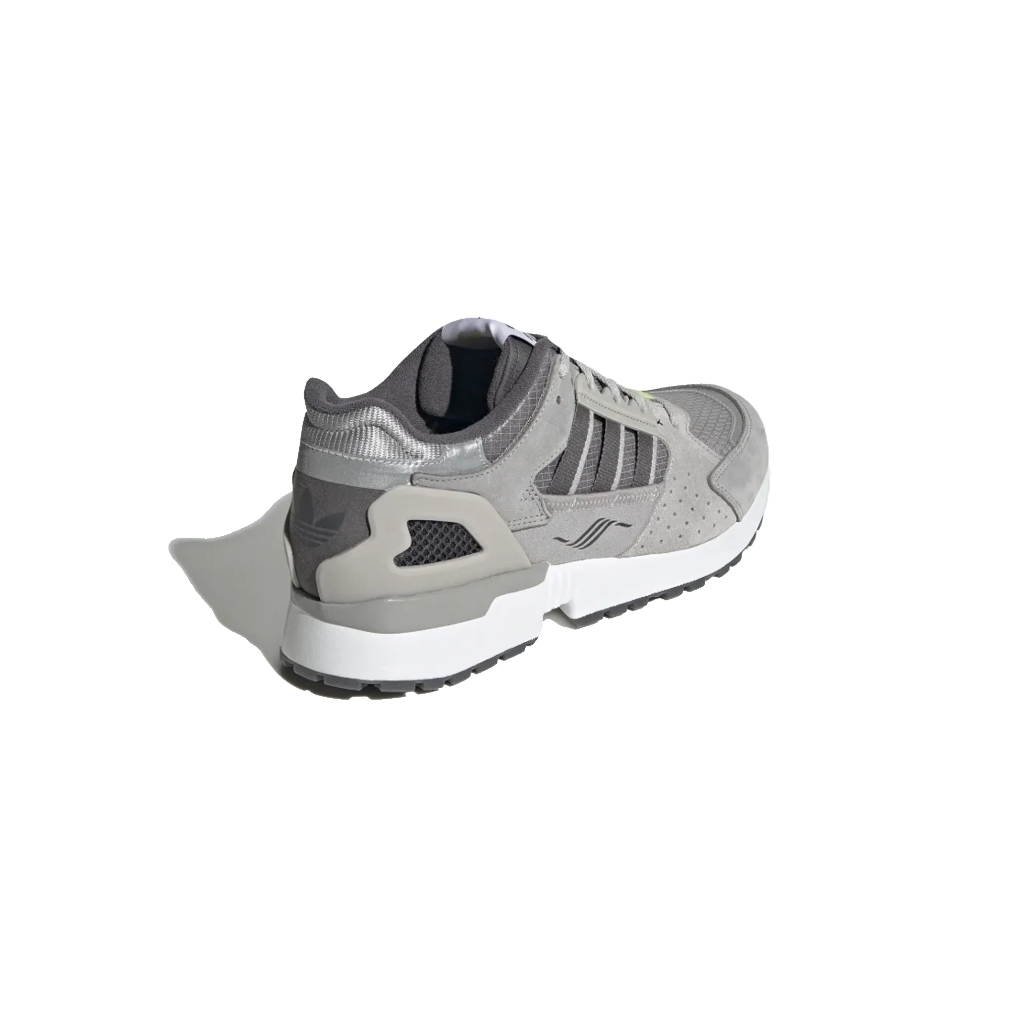 Adidas Mens ZX 10,000C Shoes 'CL Grey/Black' - Image 3