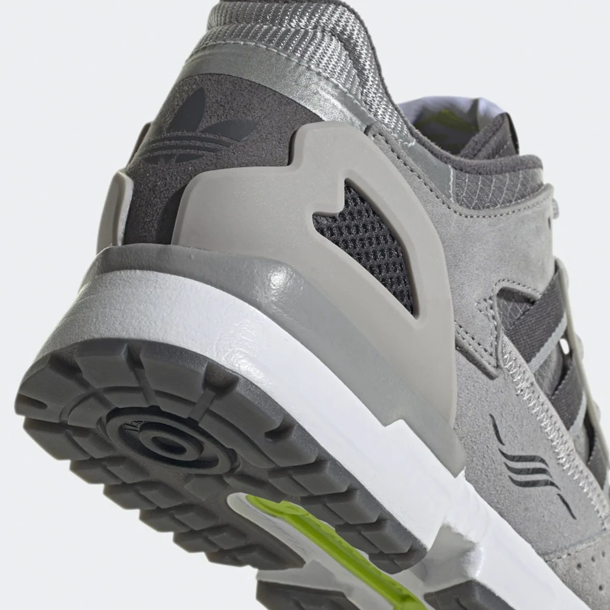 Adidas Mens ZX 10,000C Shoes 'CL Grey/Black' - Image 4