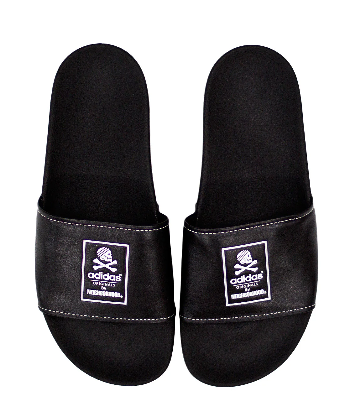 Adidas: Neighborhood Adilette Slides (Core Black)