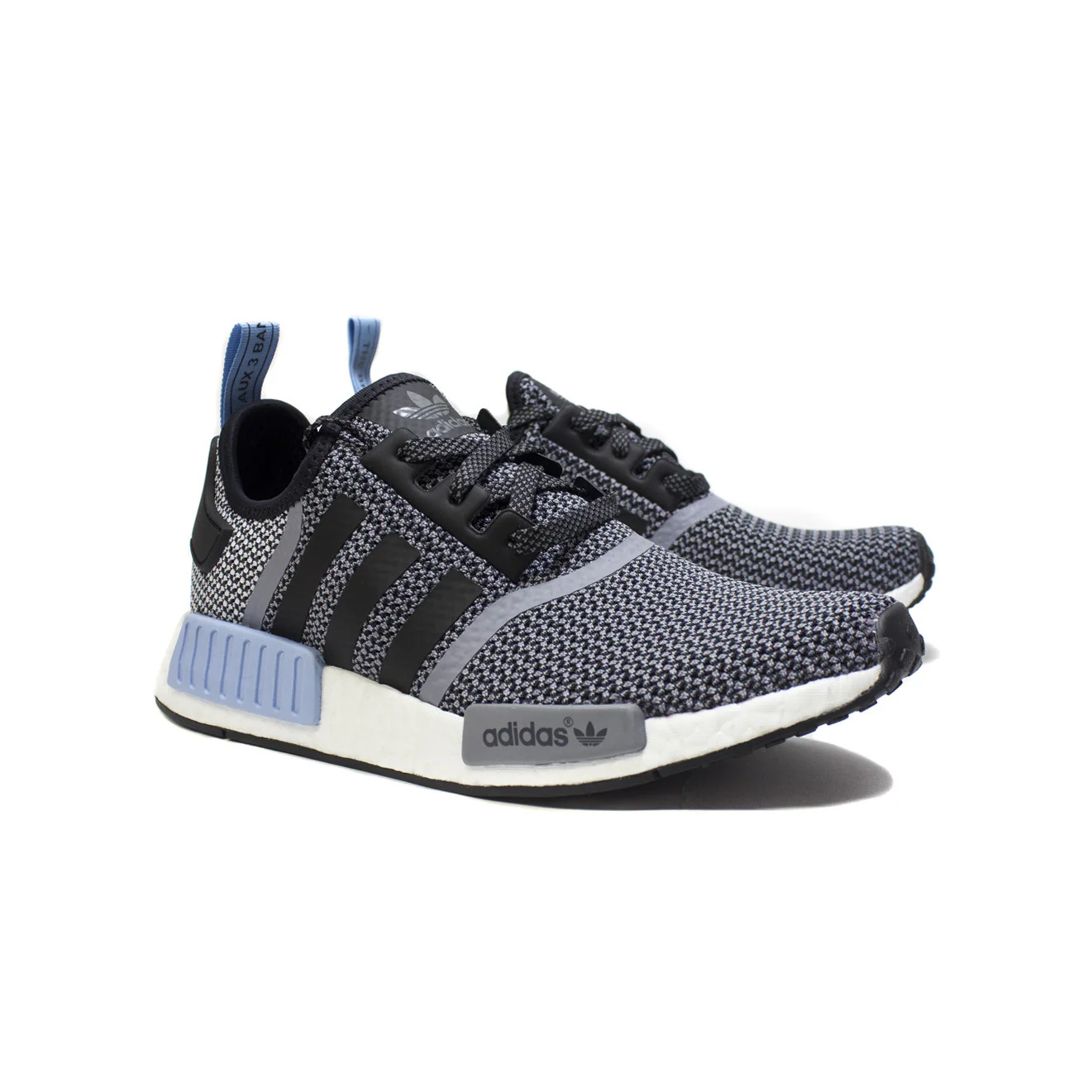 Adidas NMD_R1 Runner - Core Black/Grey/Blue - Image 2