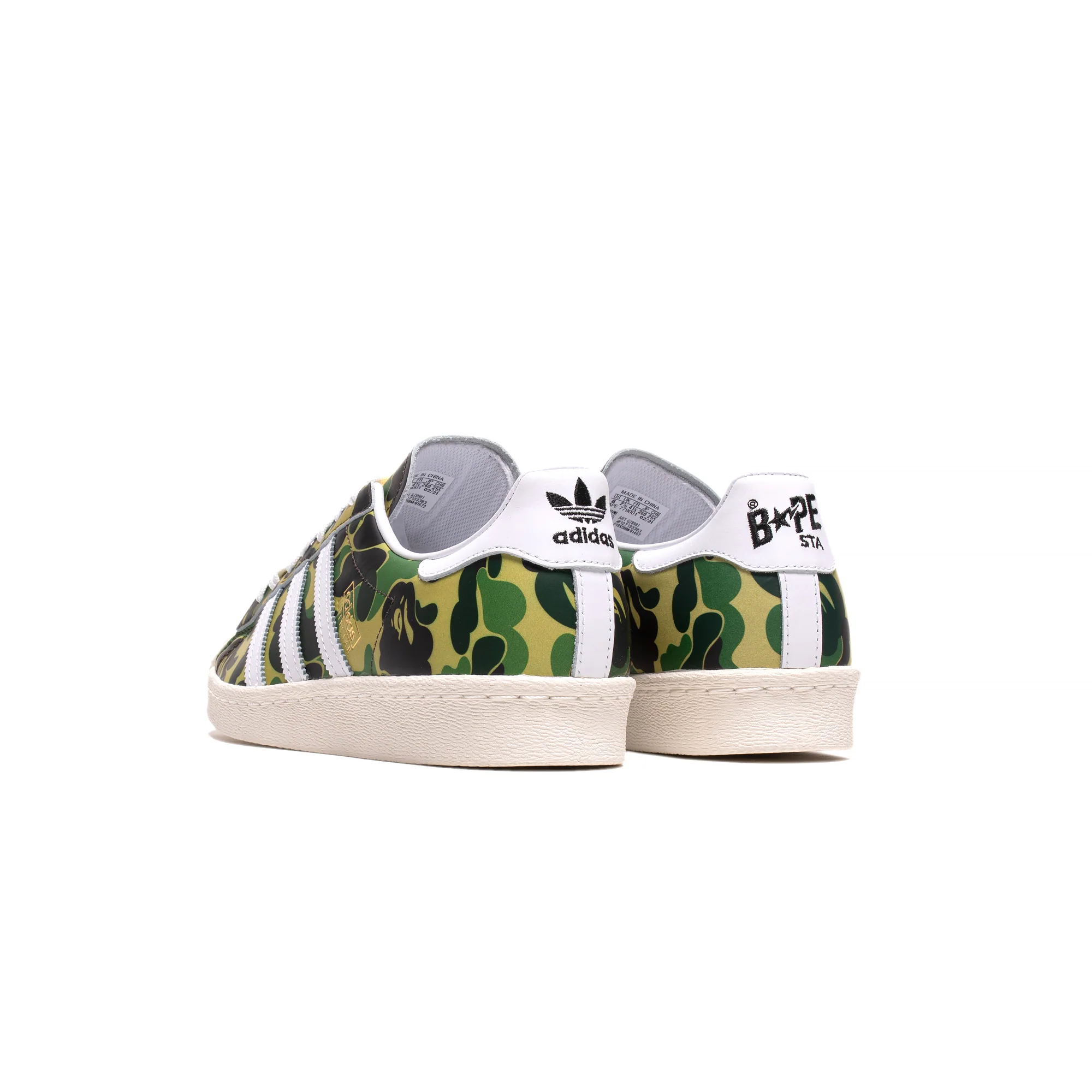 Adidas Mens Superstar80's Bape Shoes - Image 3