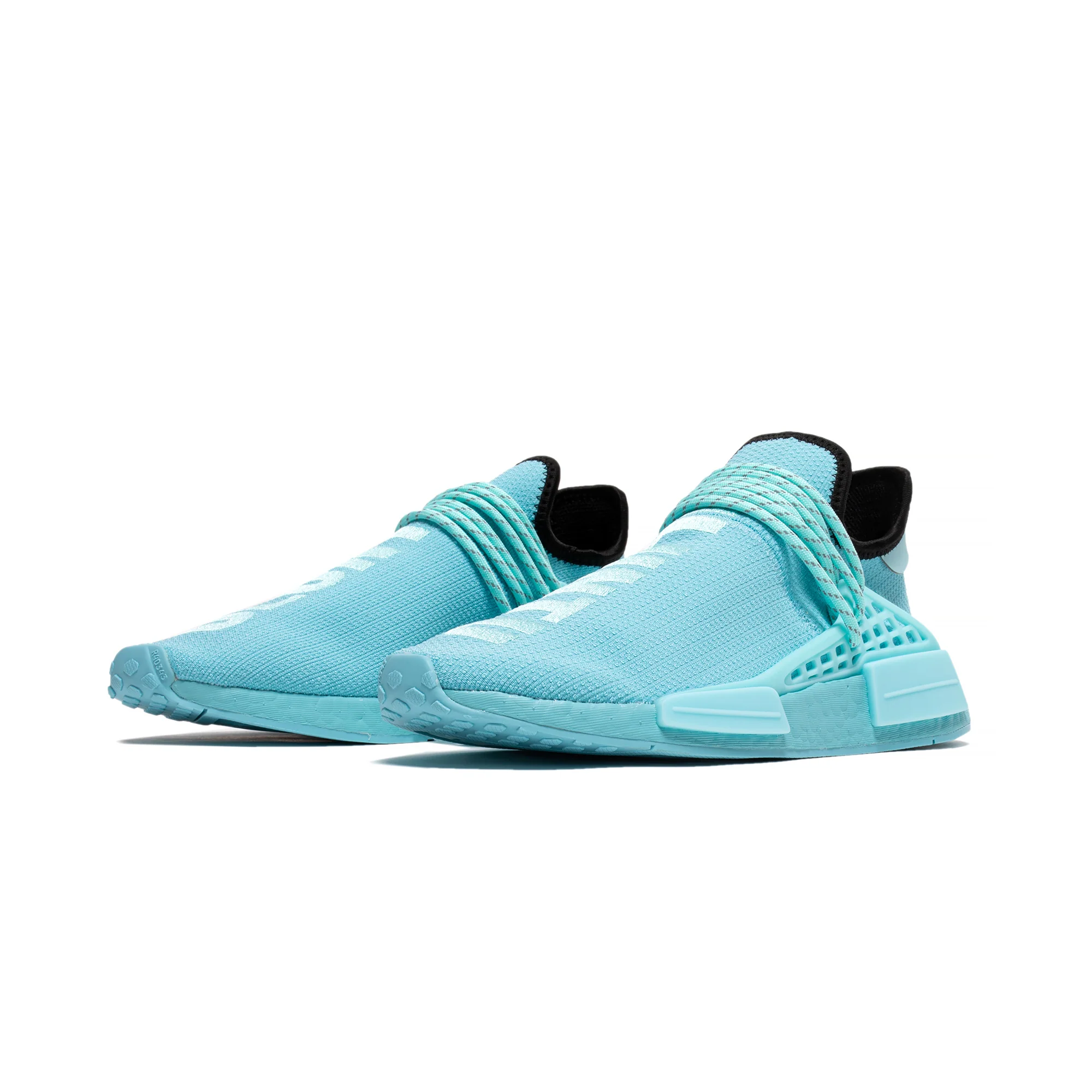 Adidas Mens HU NMD Shoes 'Aqua' - Image 2