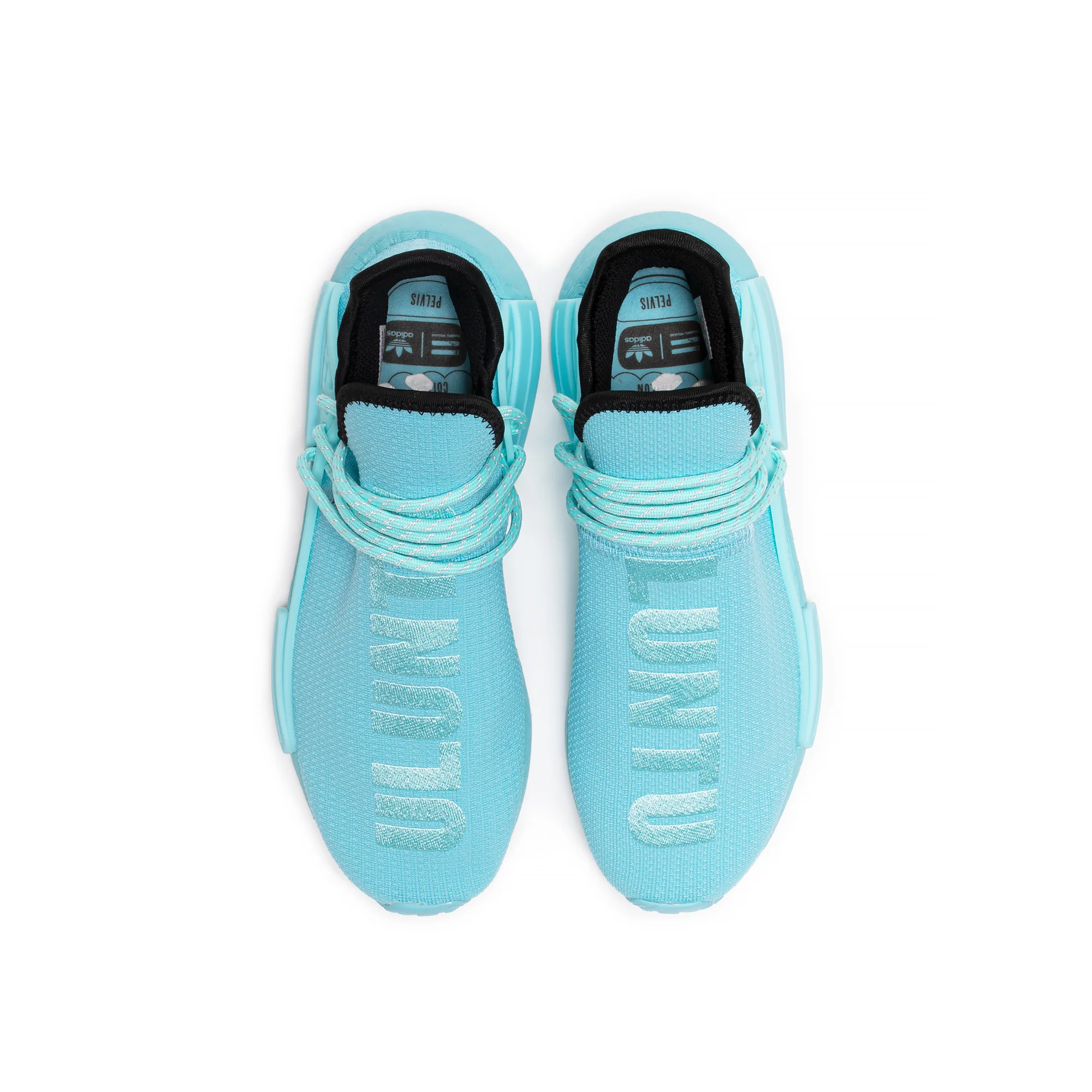 Adidas Mens HU NMD Shoes 'Aqua' - Image 4