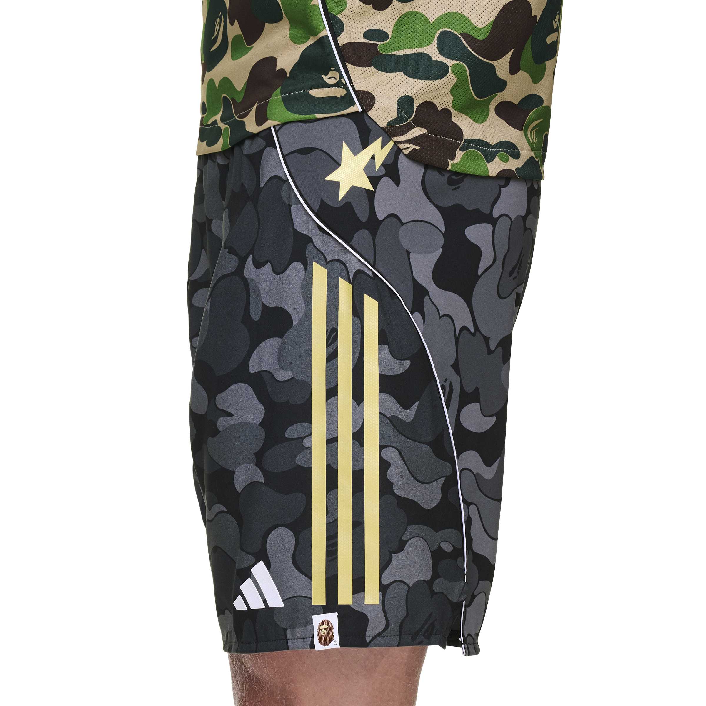 Adidas x Bape Mens FB Shorts - Image 3