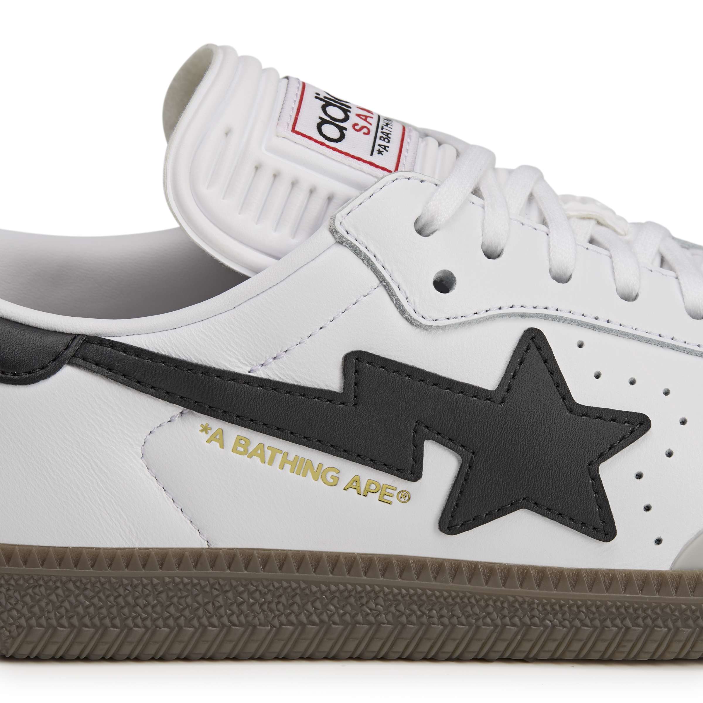 Adidas x Bape Mens Samba Shoes - Image 4