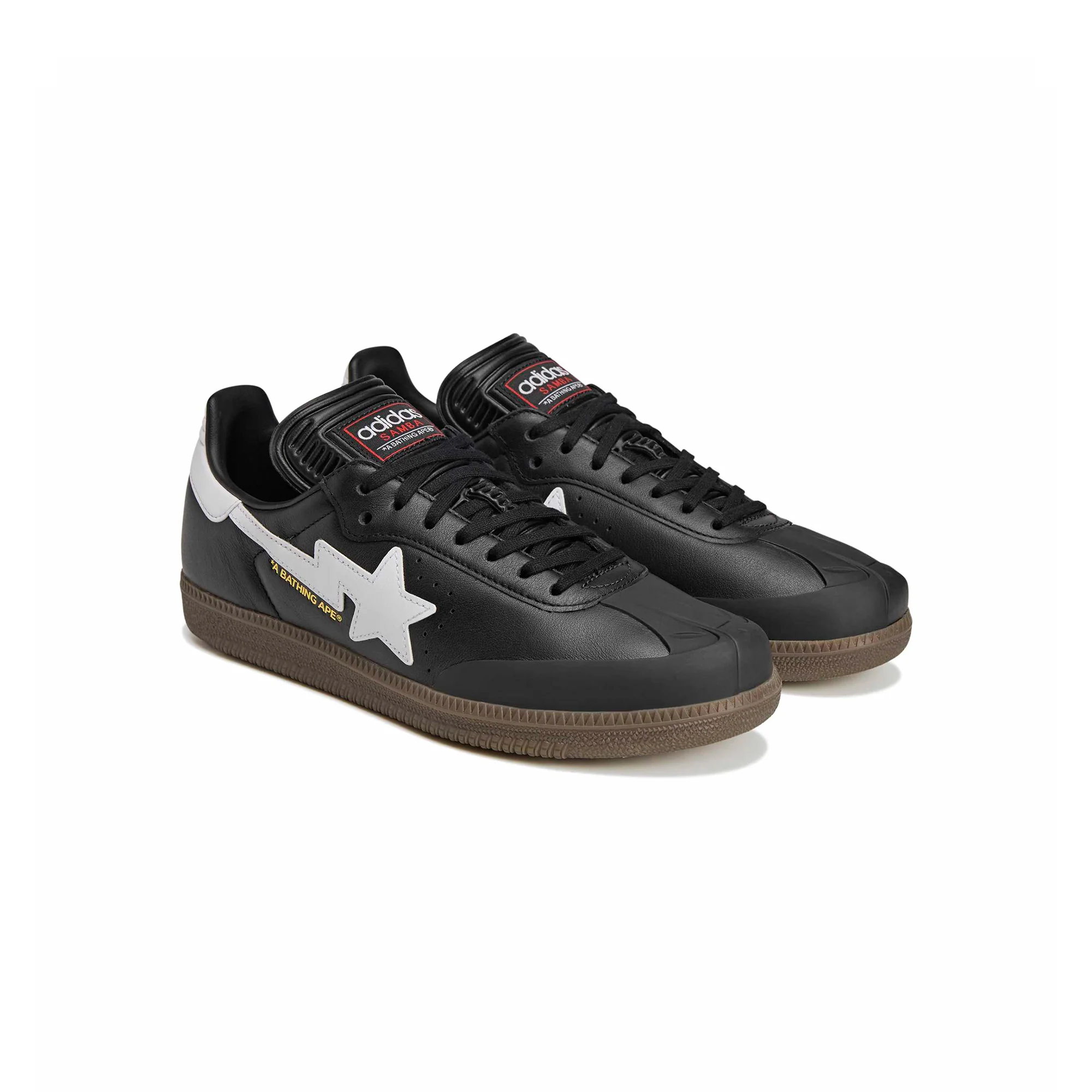 Adidas x Bape Mens Samba Shoes - Image 2