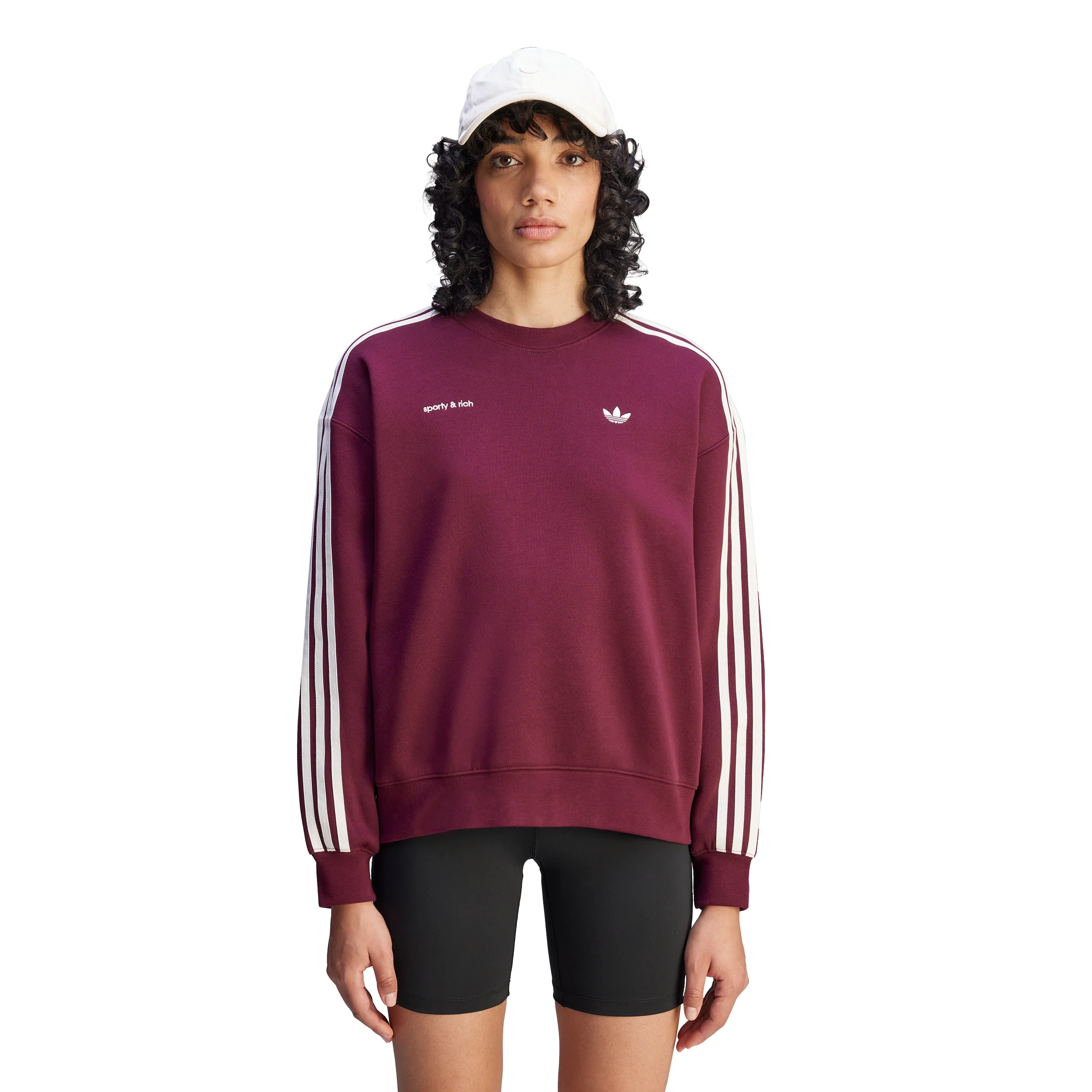 Adidas x Sporty & Rich Womens Sweatshirt - Image 2