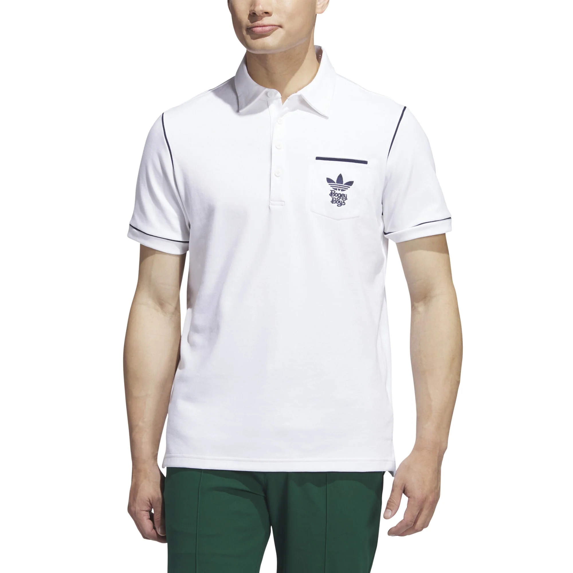 Adidas x Bogey Boys Mens Polo Shirt - Image 2