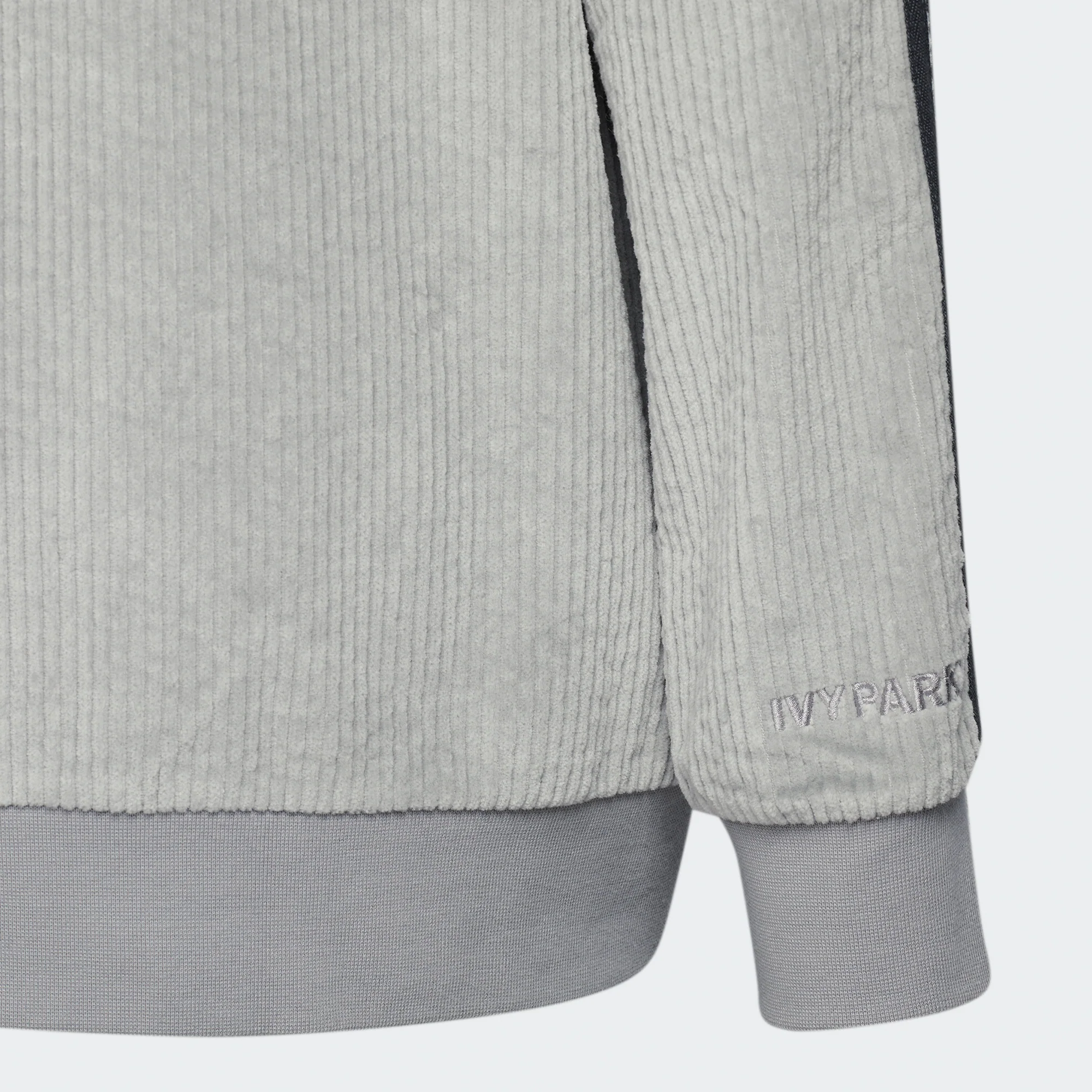 Adidas x Ivy Park Corduroy Hoodie 'Grey' - Image 4