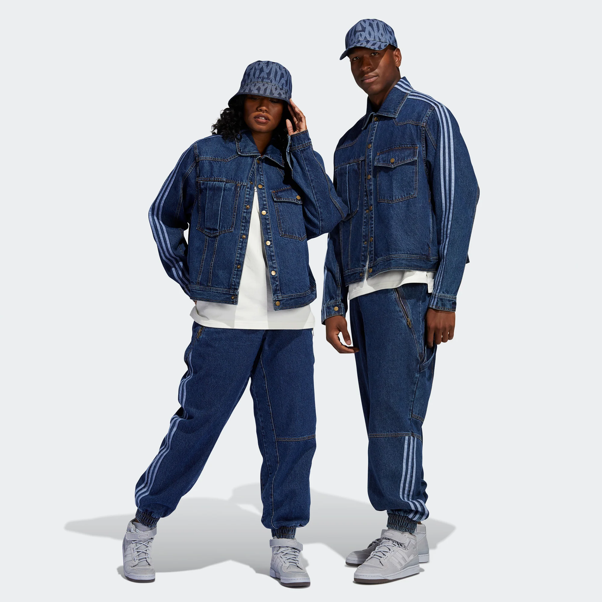 Adidas X Ivy Park Denim Pants Drkden - Image 2