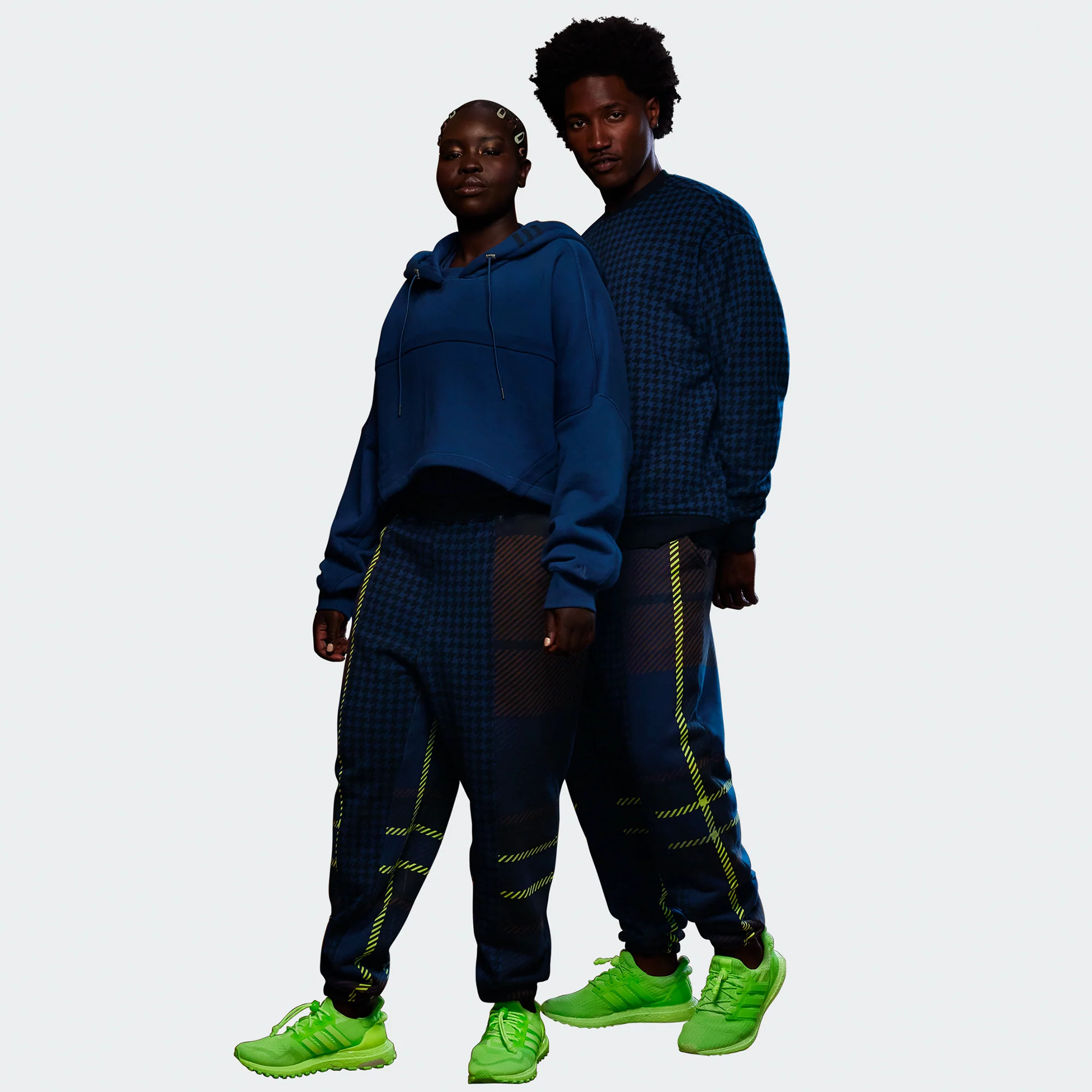 Adidas x Ivy Park Sweatpant 'Dark Blue/Brown/Blk' - Image 2