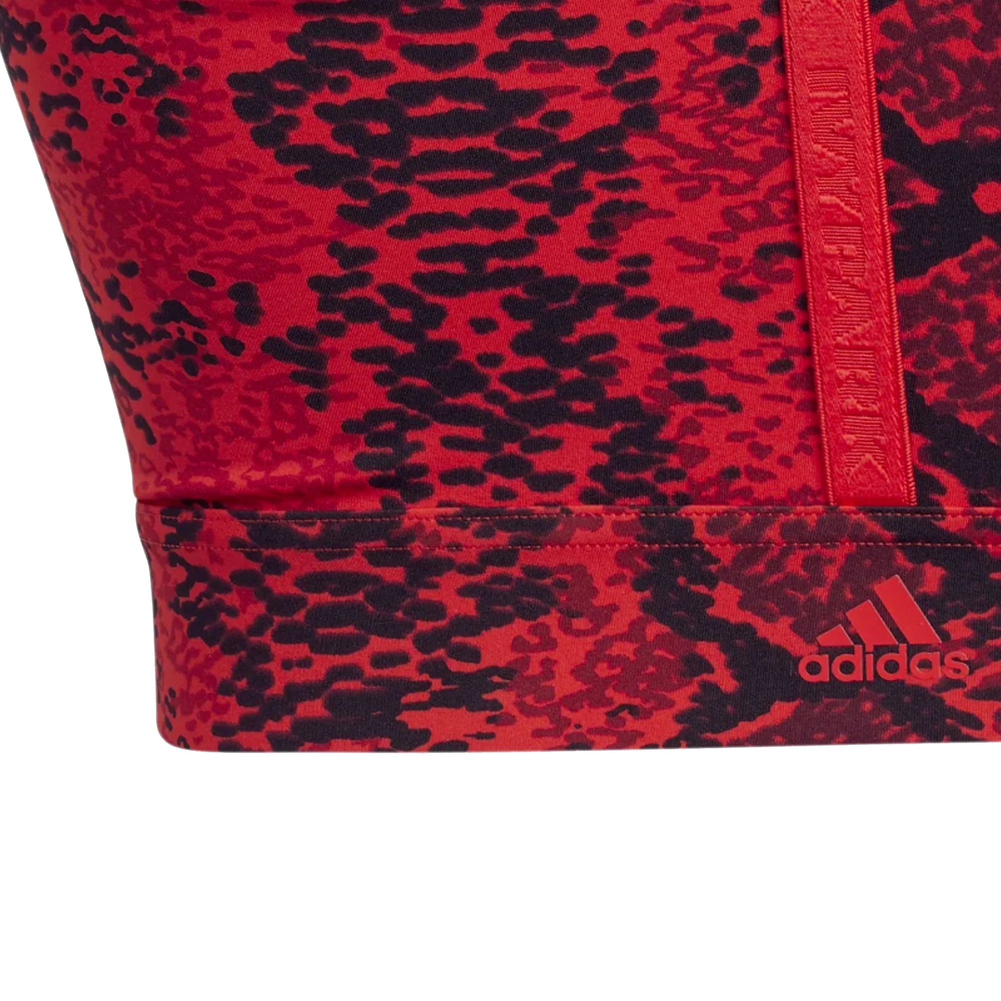 Adidas x Ivy Park Womens Bra 'Red/Black' - Image 3