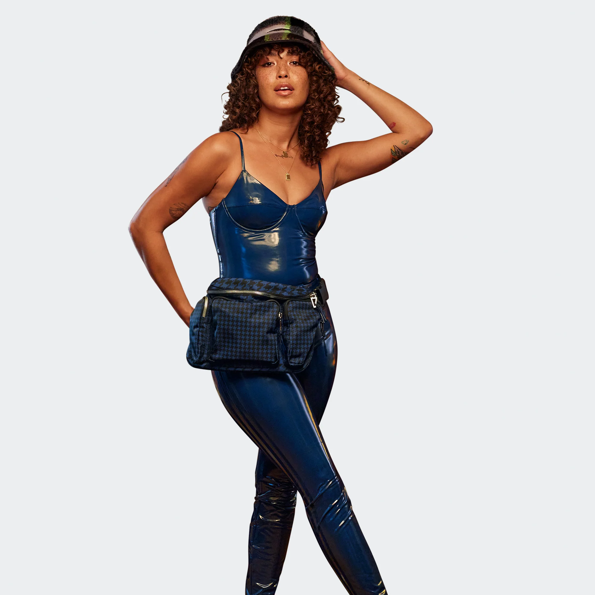 Adidas x Ivy Park Womens Latex Corset Bodysuit - Image 3