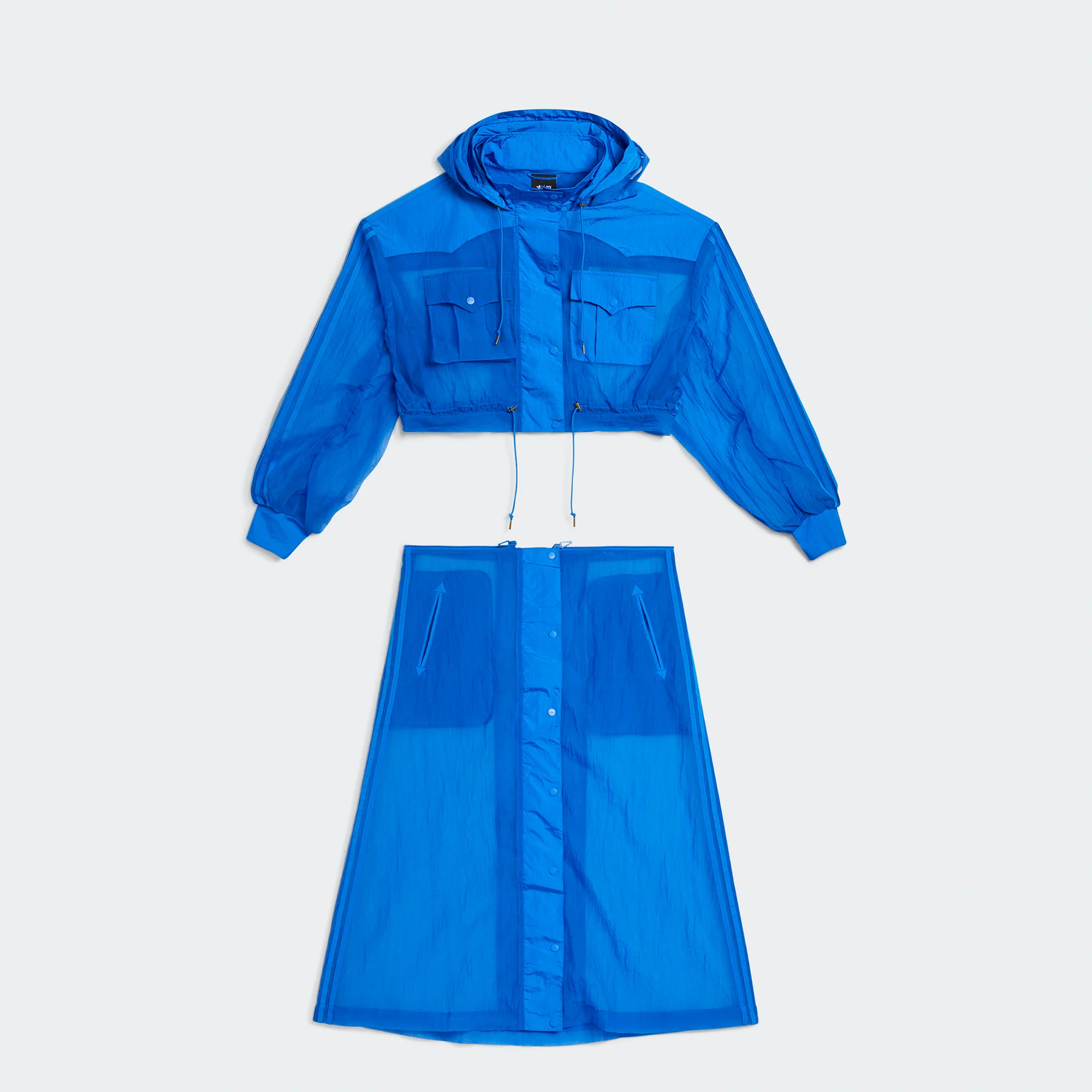 Adidas X Ivy Park Womens Long Jacket GLOBLU - Image 2