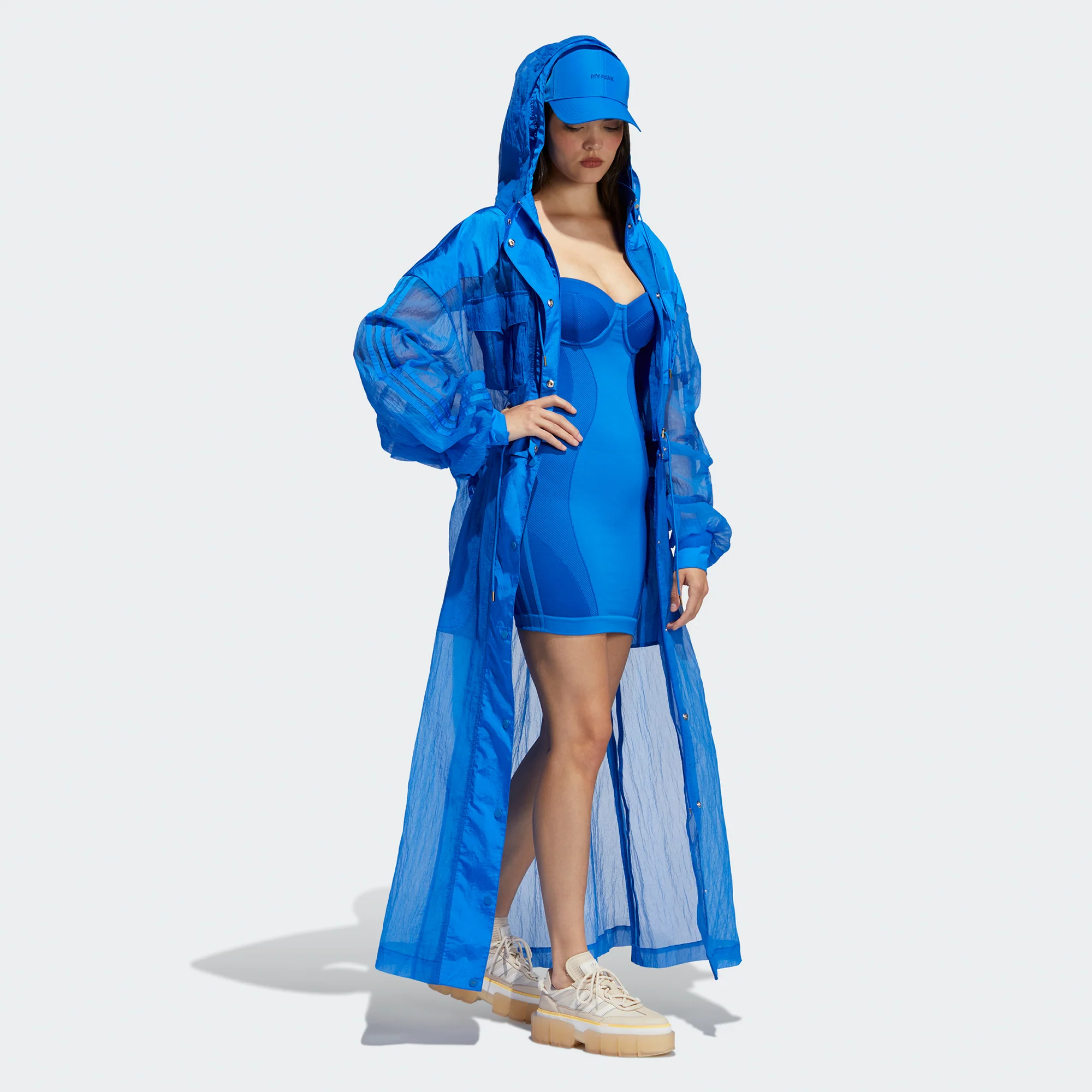 Adidas X Ivy Park Womens Long Jacket GLOBLU - Image 3