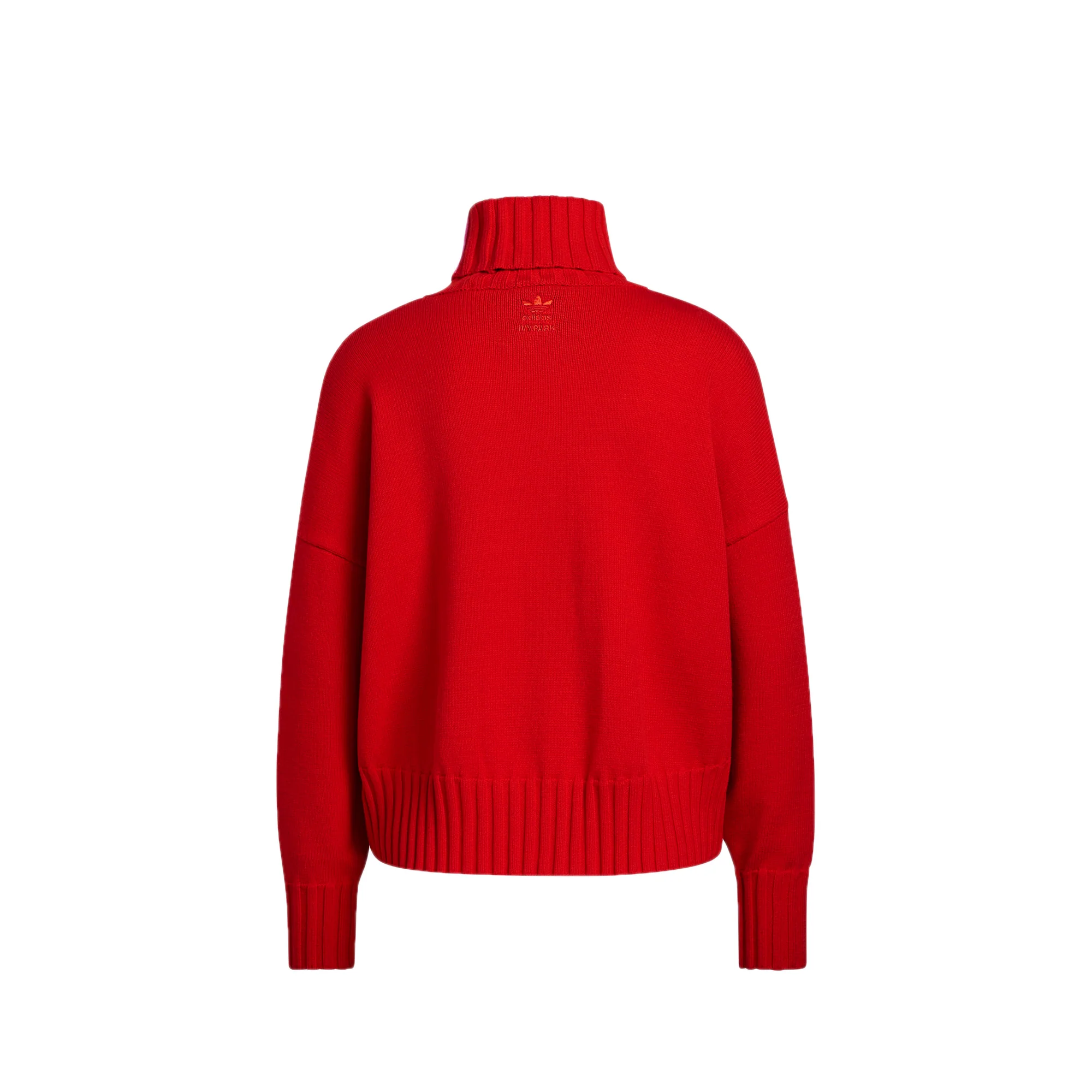 Adidas x Ivy Park Womens Turtle Neck Sweater 'Red' - Image 2