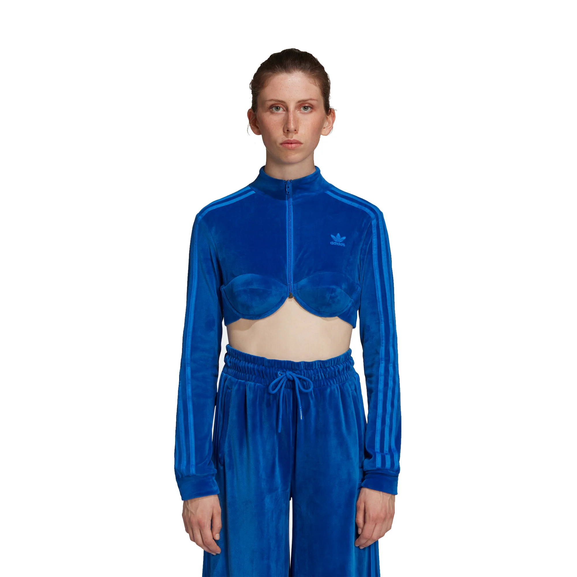 Adidas Womens JS Track Top 'Blue' - Image 3