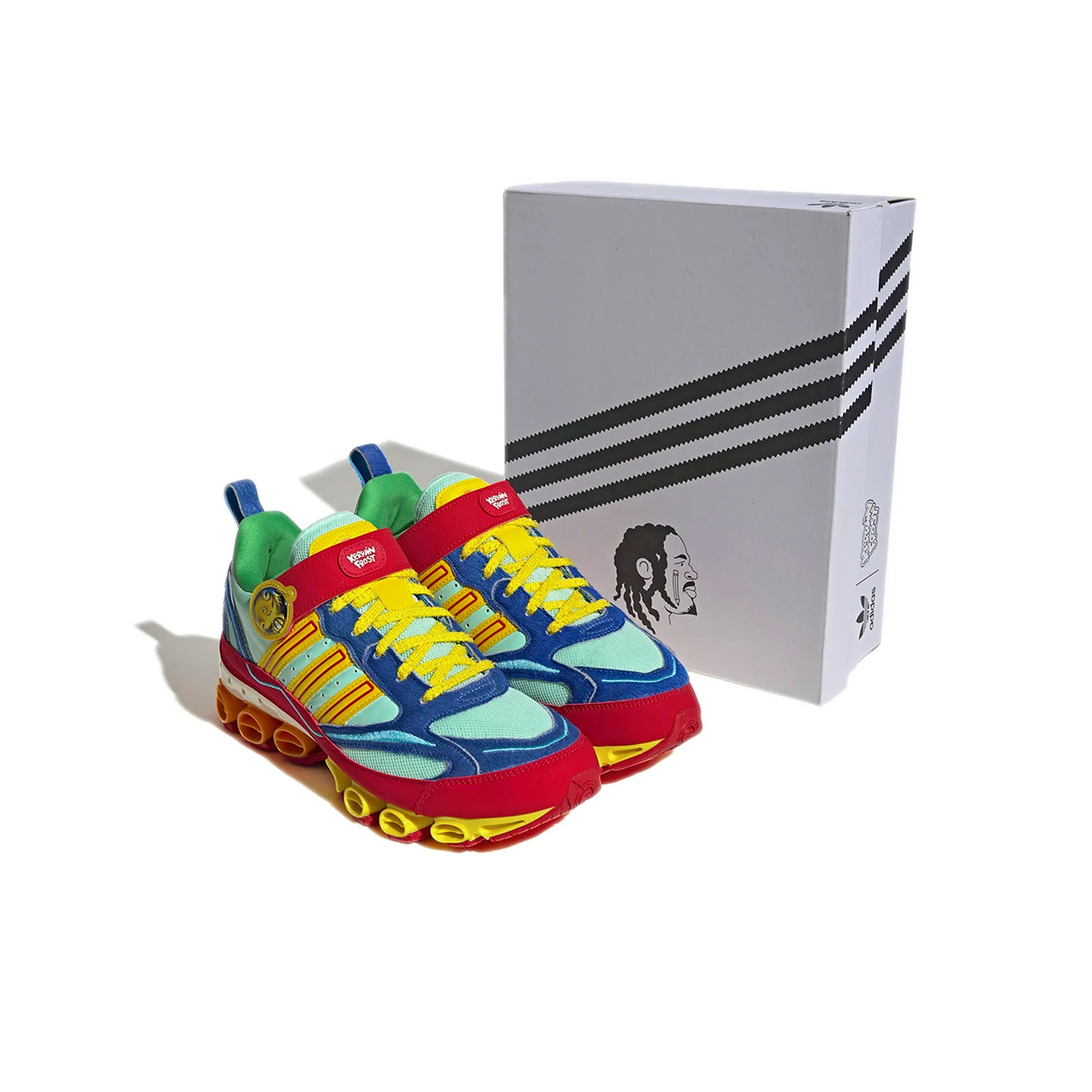 Adidas x Kerwin Frost Mens Strap Microbounce Shoes - Image 4