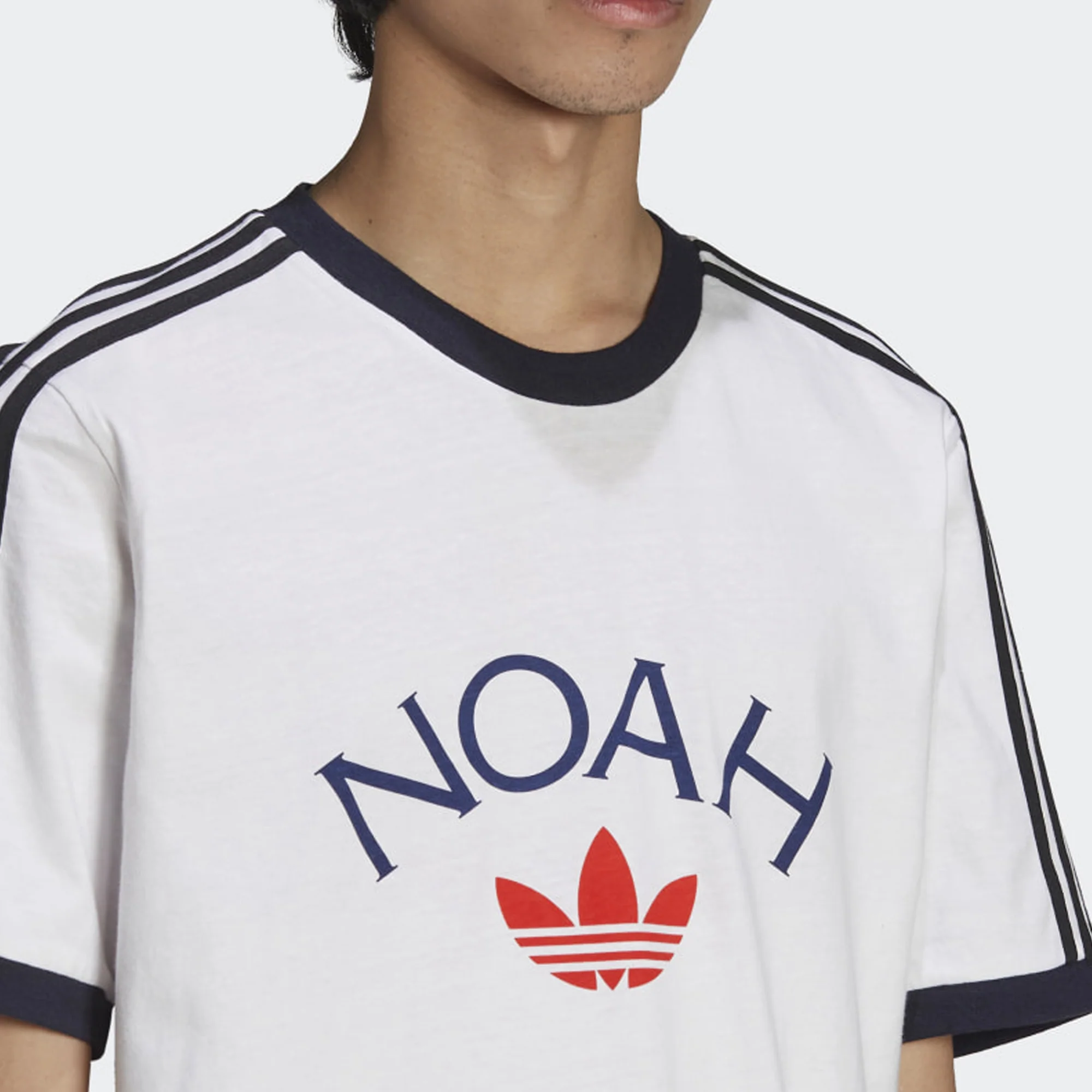 Adidas x Noah Mens SS Tee 'White' - Image 4
