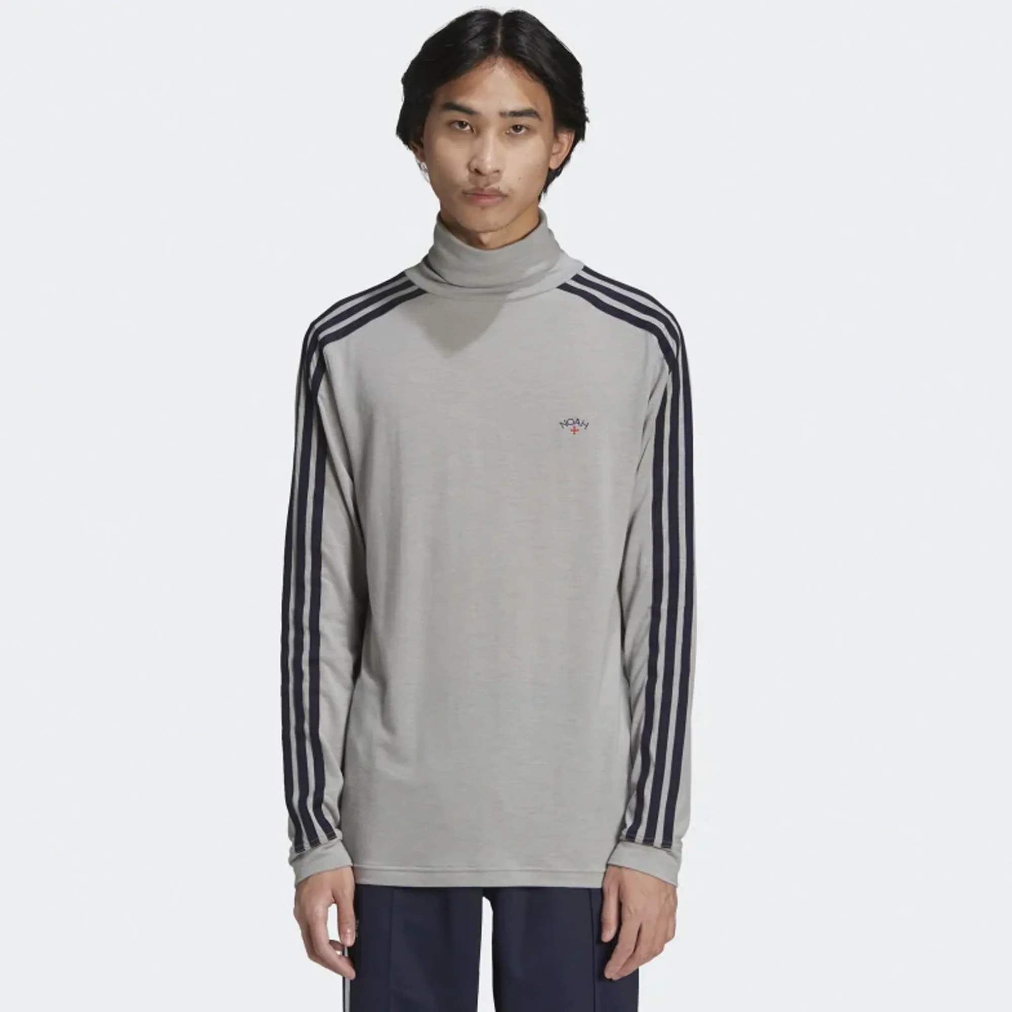 Adidas x Noah Mens Turtleneck 'MGSOGR' - Image 3