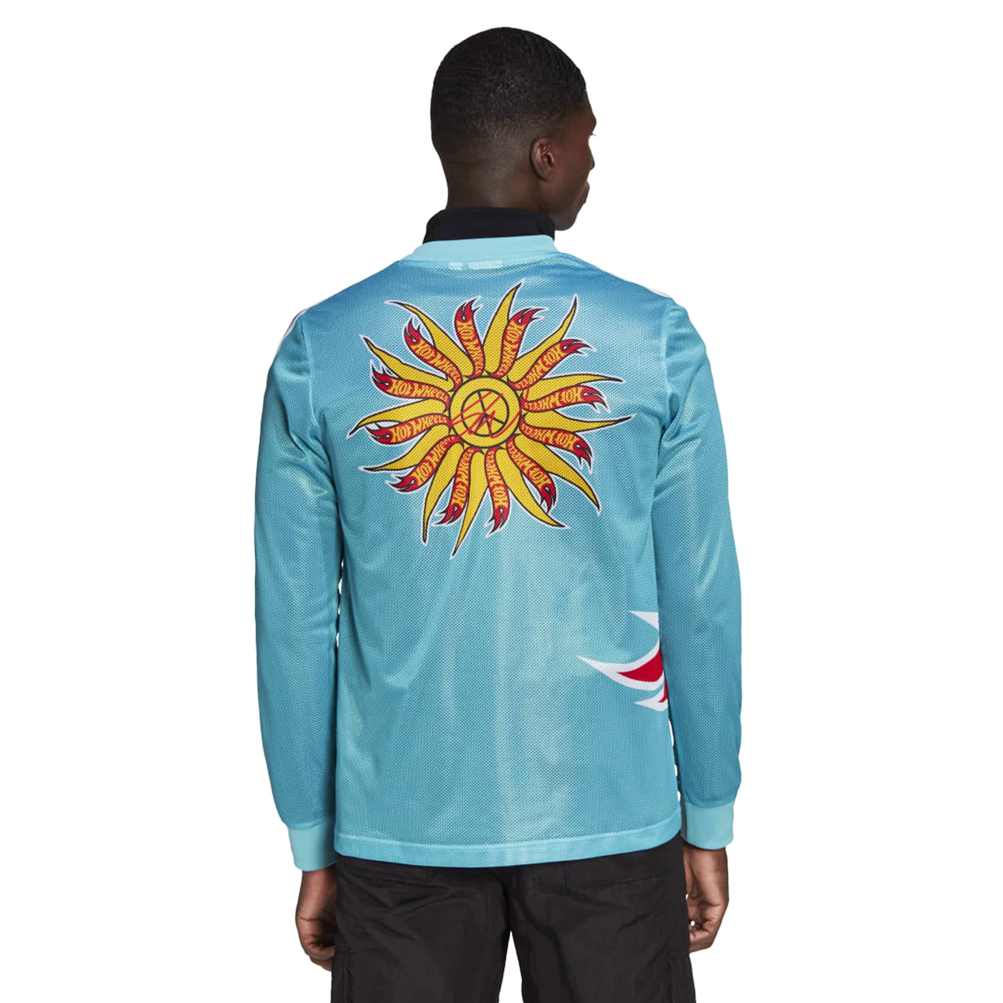 Adidas x Sean Wotherspoon x Hot Wheels Mens Mesh LS Tee - Image 3