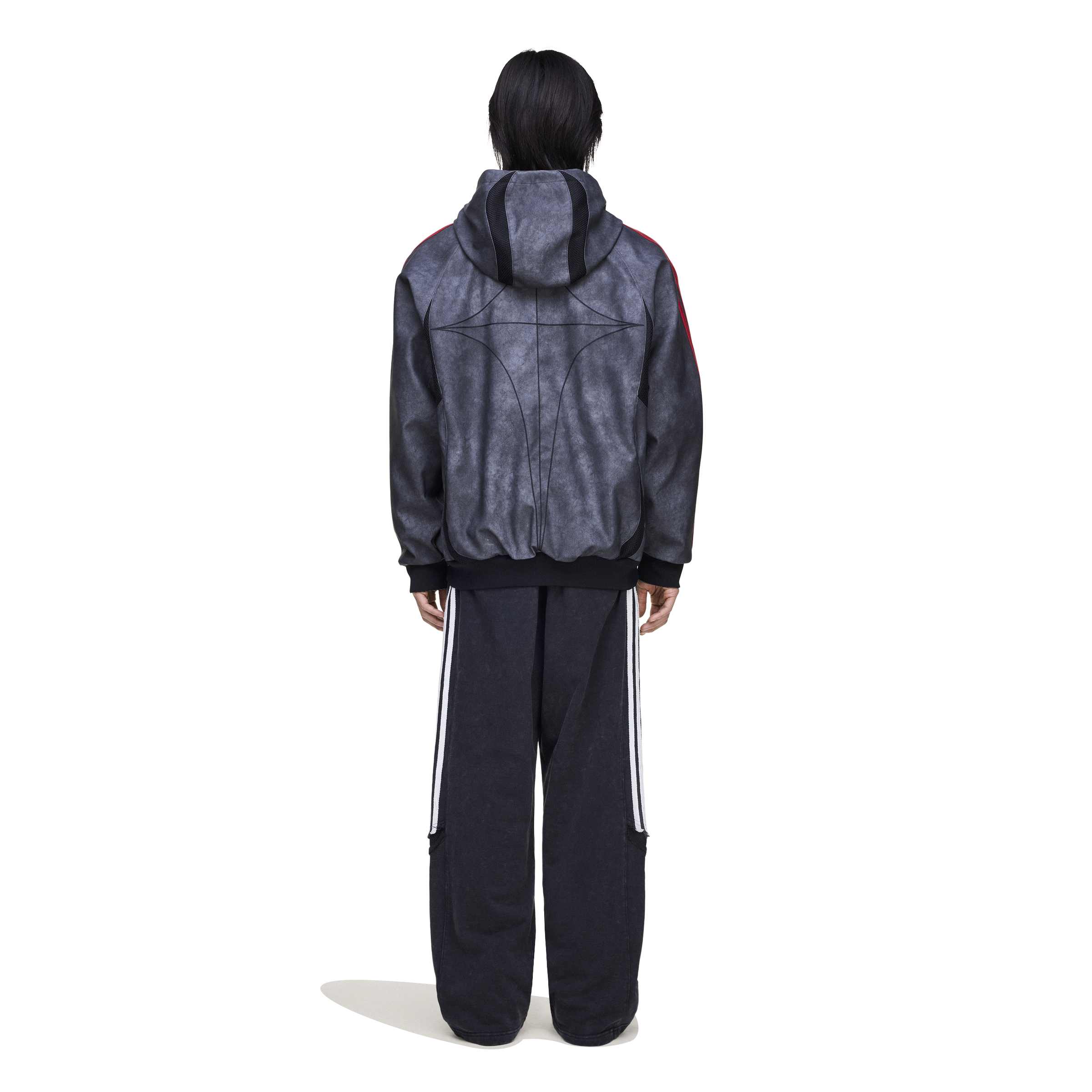 Adidas x Thug Club Mens Leather Jacket - Image 3